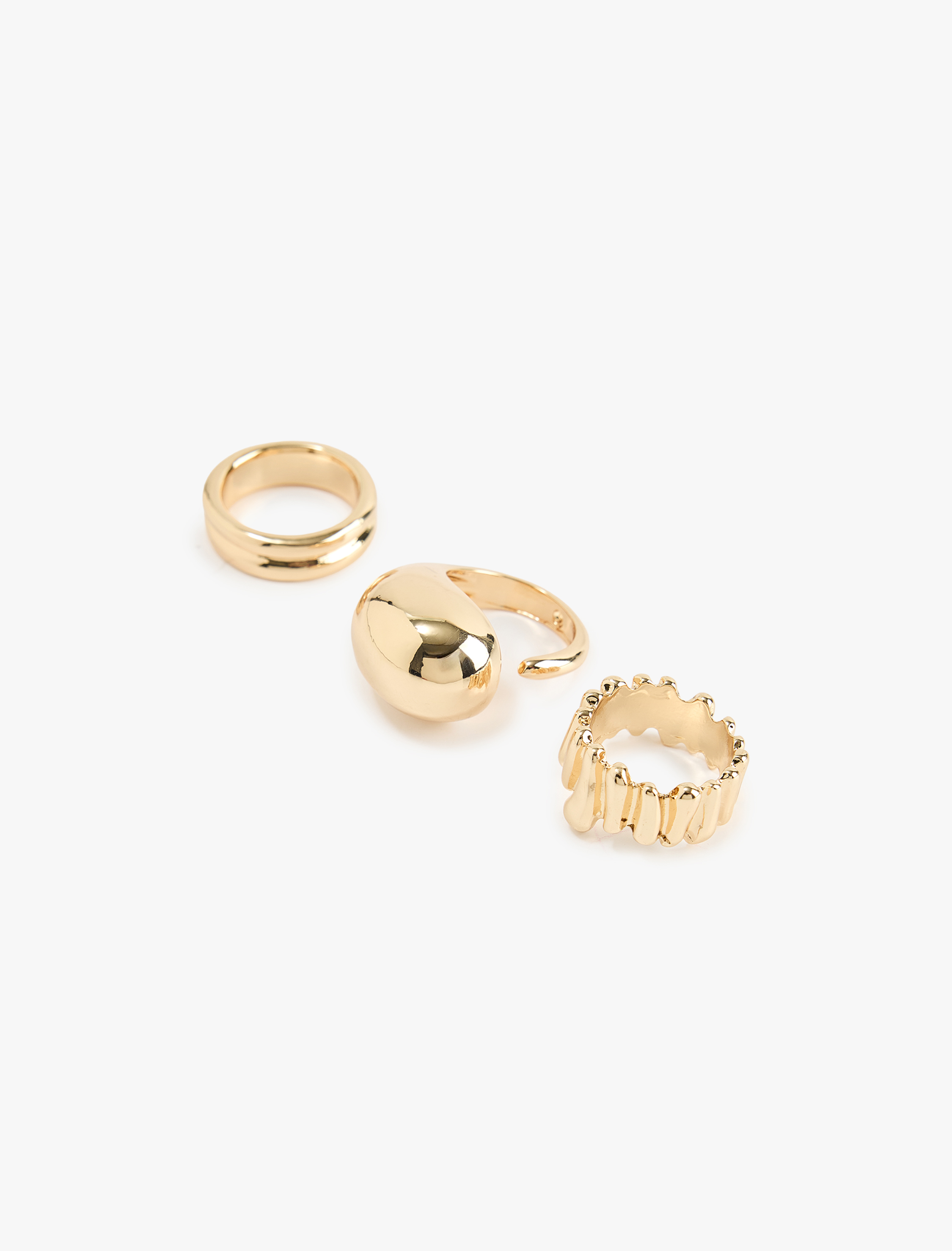  Kadın 3'lü Yüzük Seti