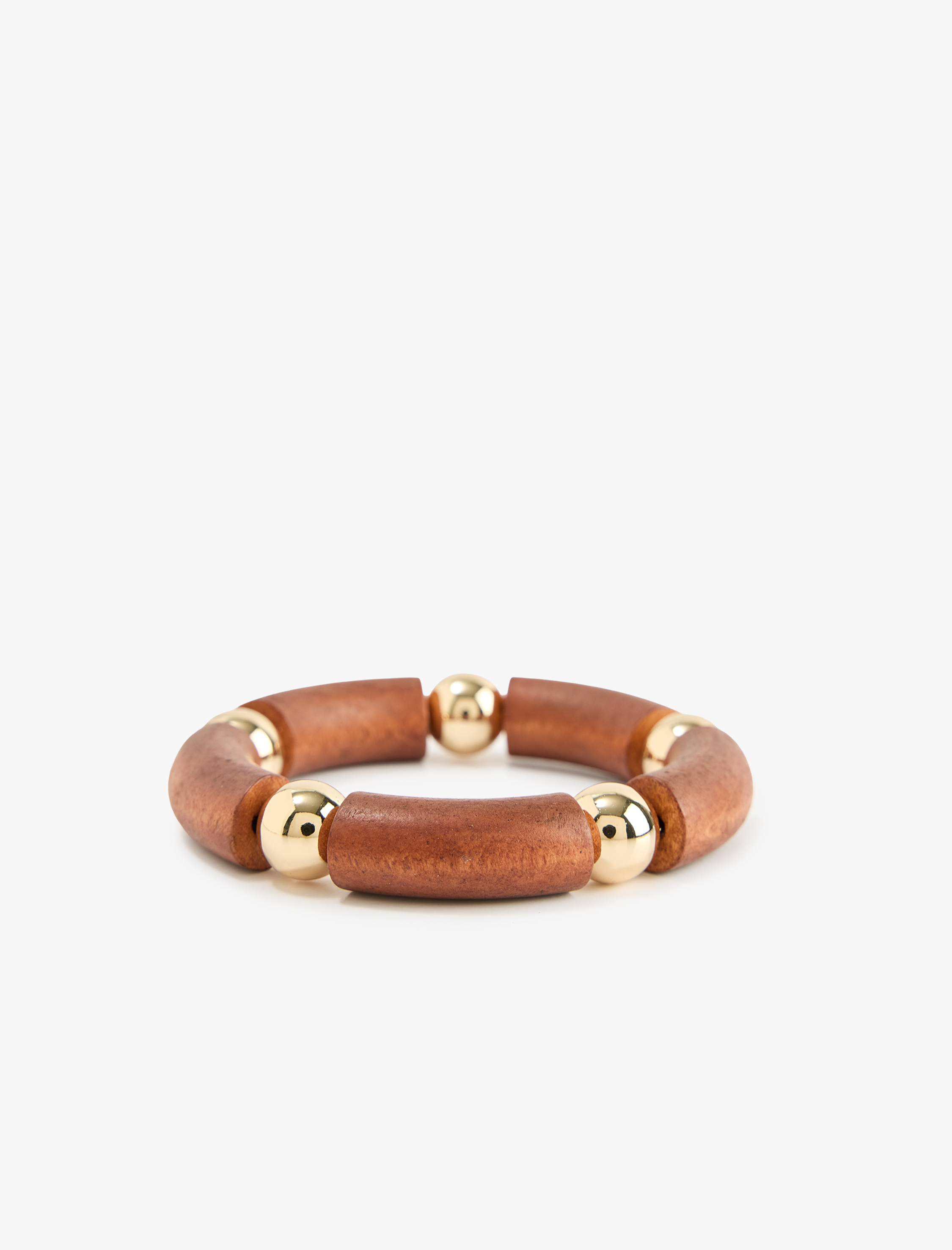  Kadın Boncuk Detaylı Halka Bileklik