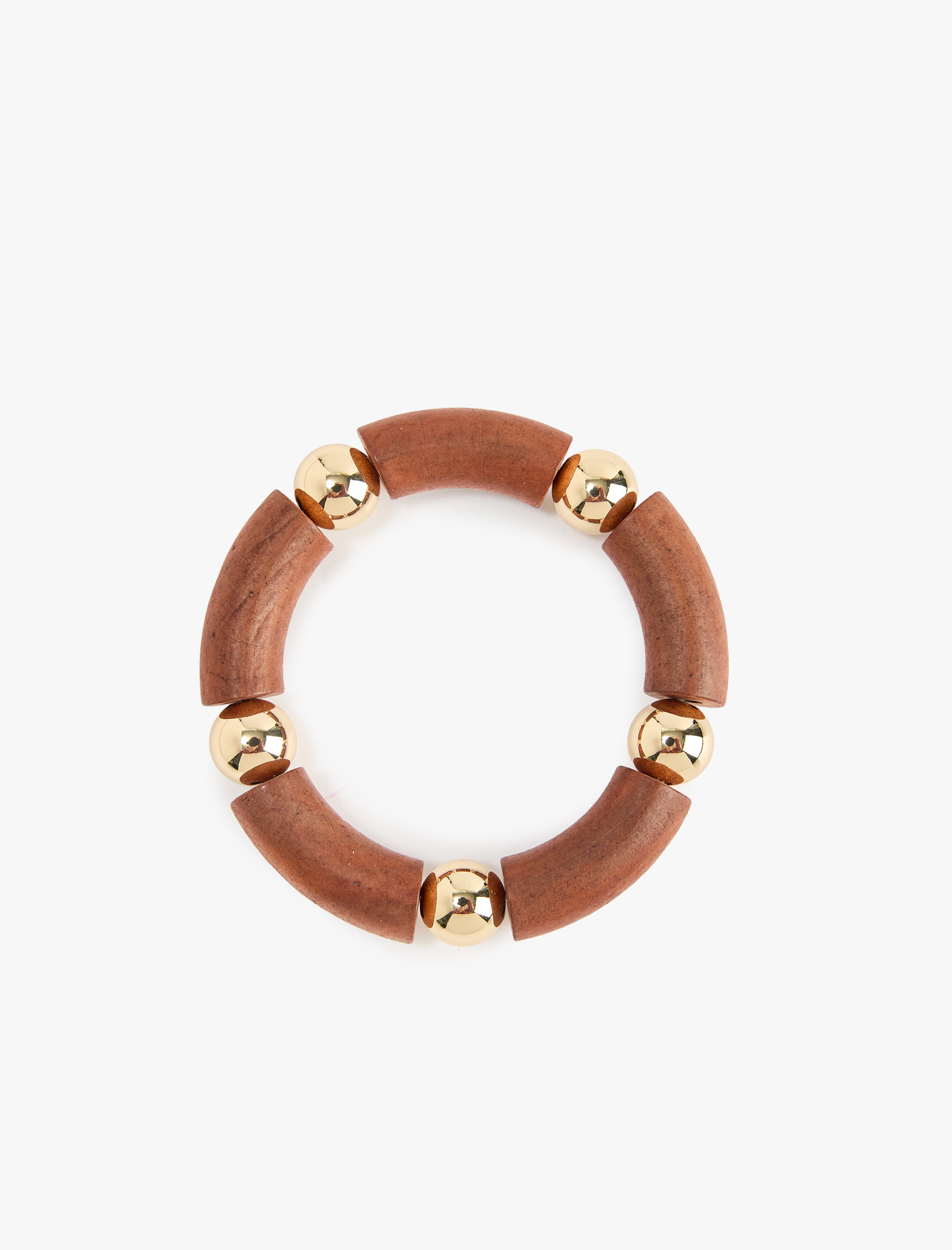  Kadın Boncuk Detaylı Halka Bileklik