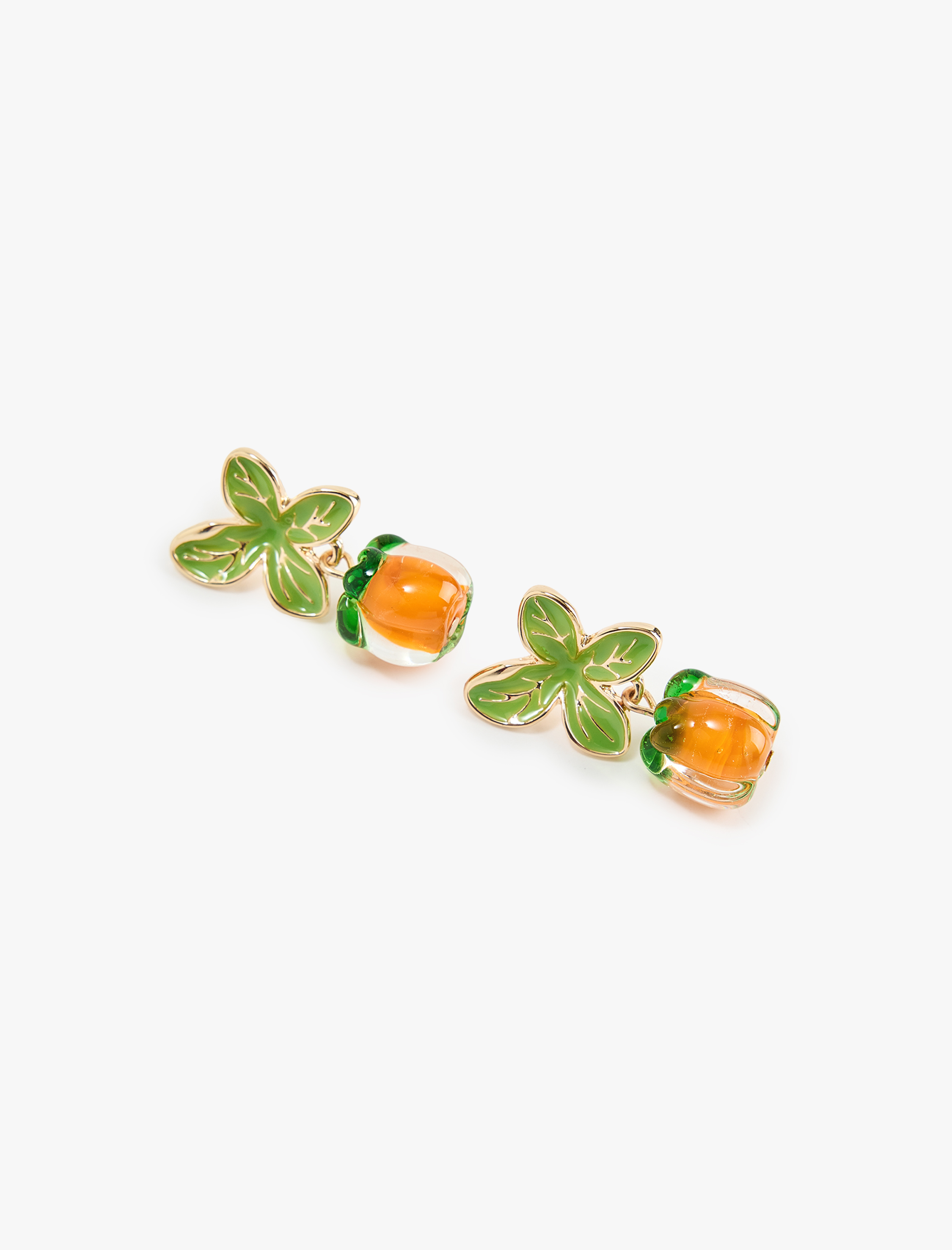  Kadın Çok Renkli Sallantılı Meyve Küpe