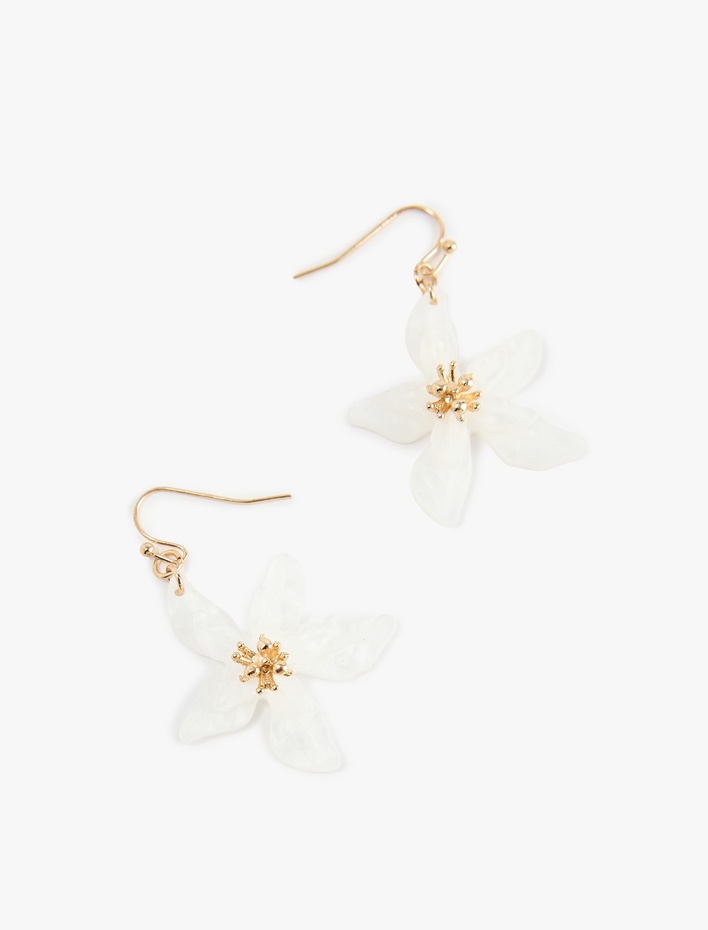 Kadın Sallantılı Çiçek Küpe