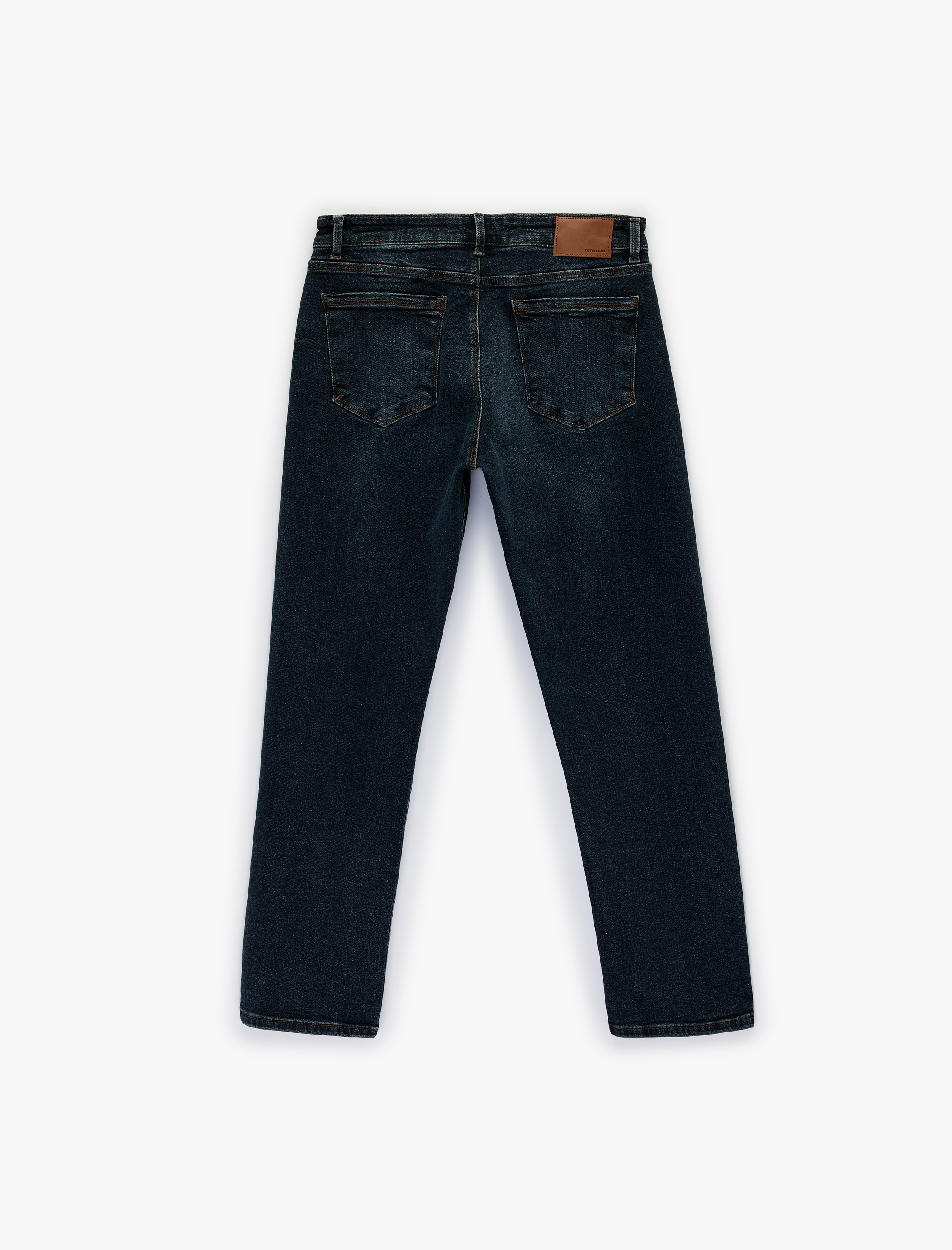   Normal Bel Cepli Straight Fit Jean Pantolon - Mark Jean