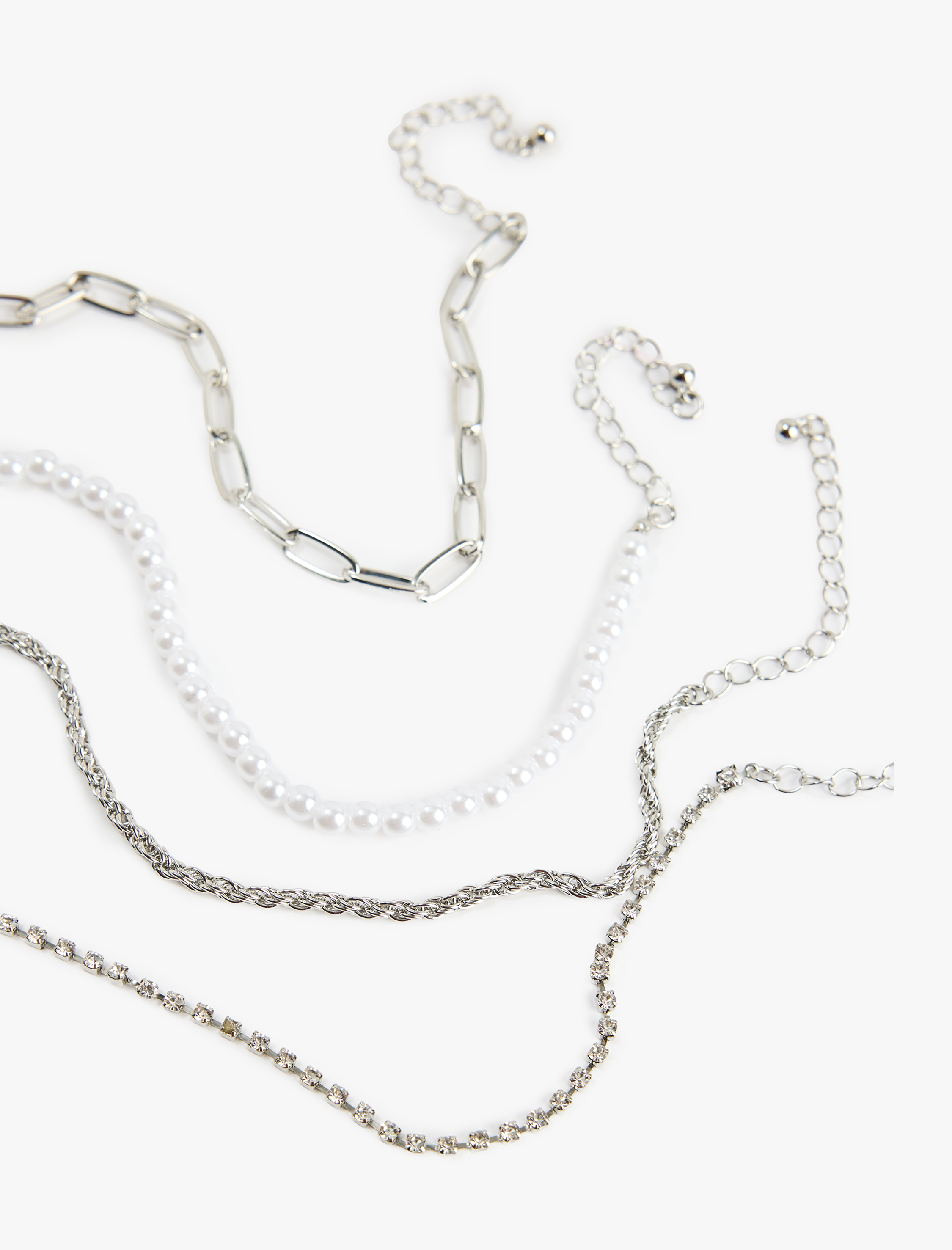  Kadın 4'lü Zincir Bileklik Seti