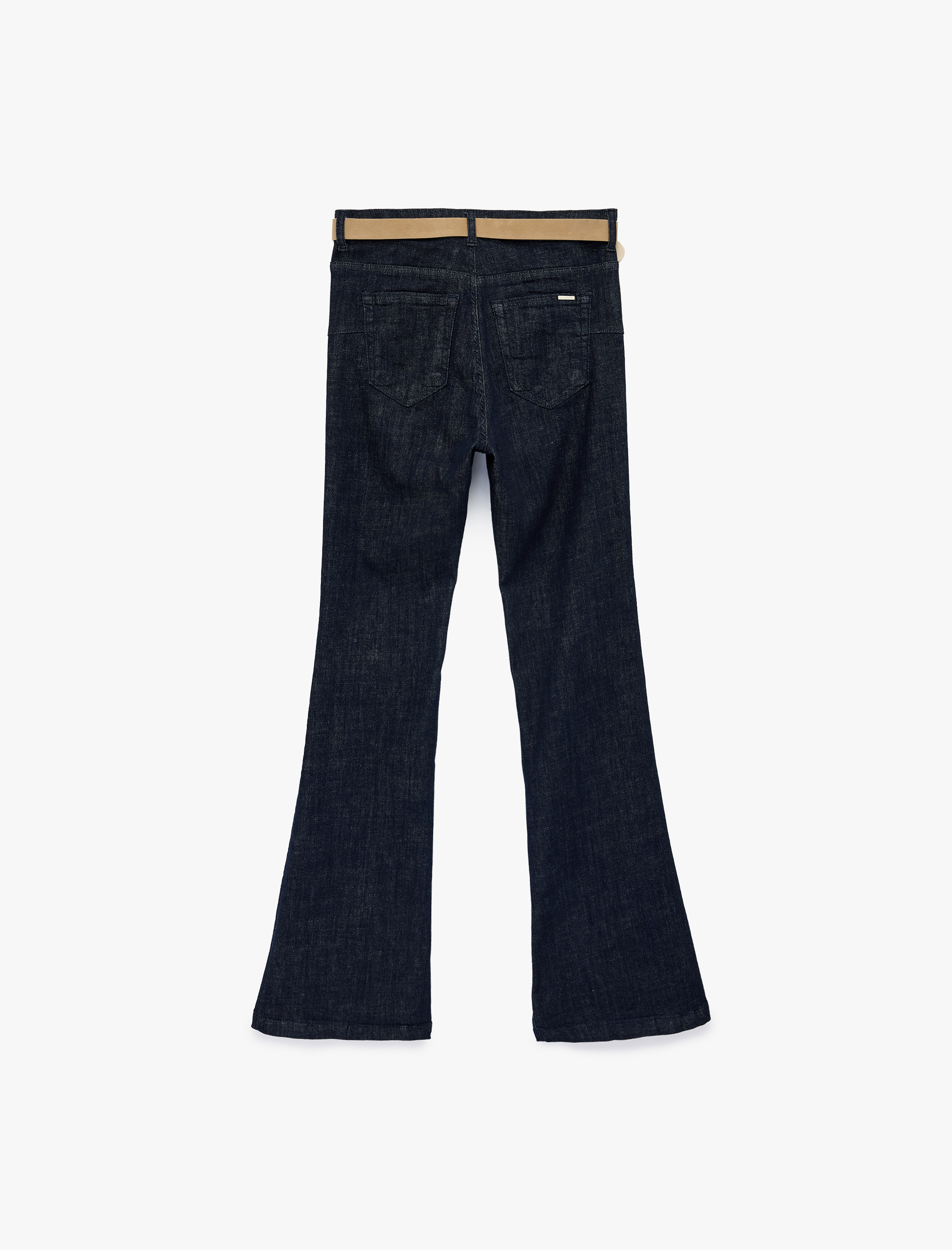   Dar Kesim İspanyol Paça Jean Pantolon - Flare Jeans