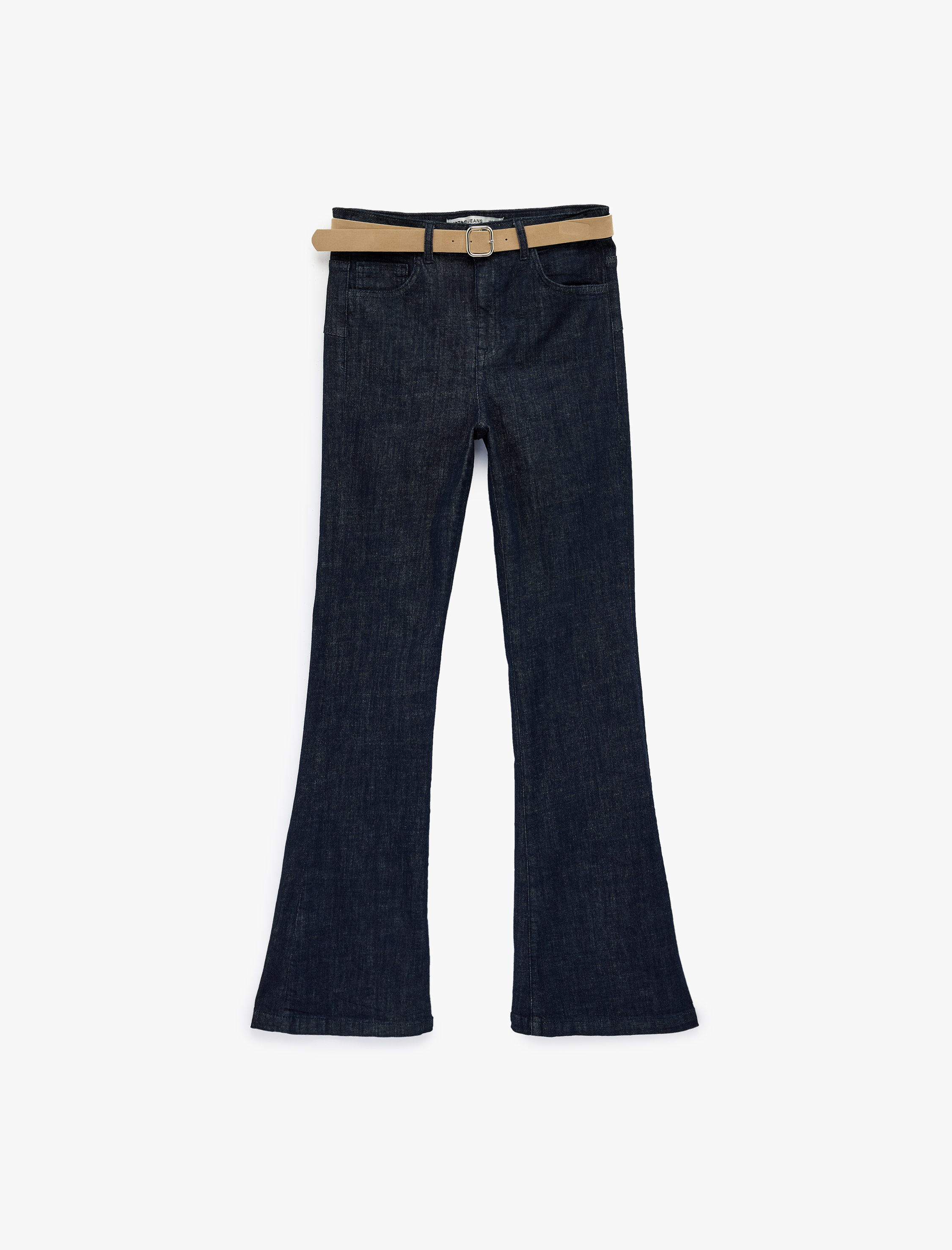   Dar Kesim İspanyol Paça Jean Pantolon - Flare Jeans