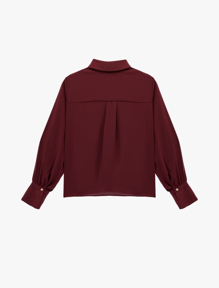  Regular Fit Klasik Yaka Düğmeli Uzun Kollu Gömlek