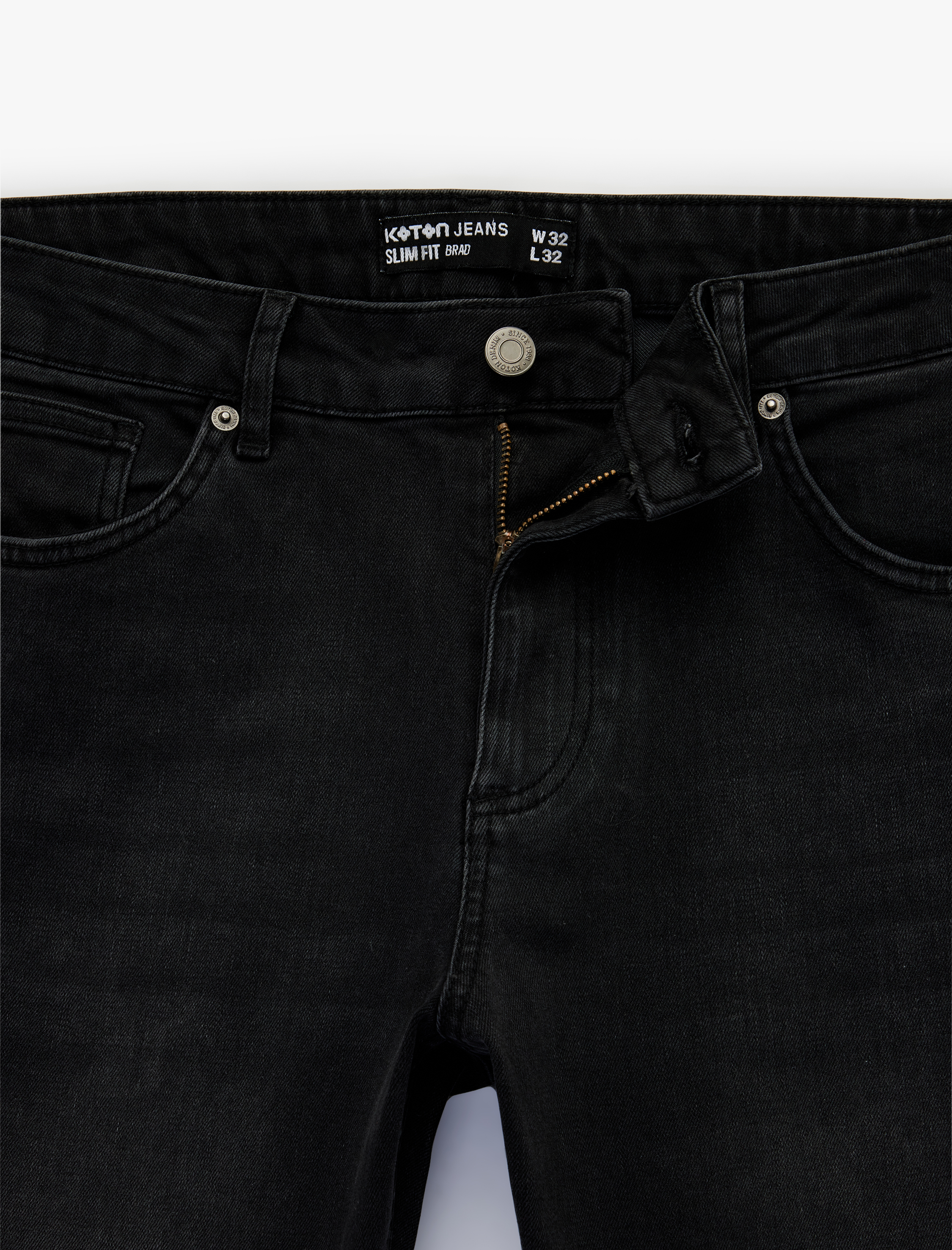   Normal Bel Pamuklu 5 Cepli Slim Fit Jean Pantolon - Brad Jean