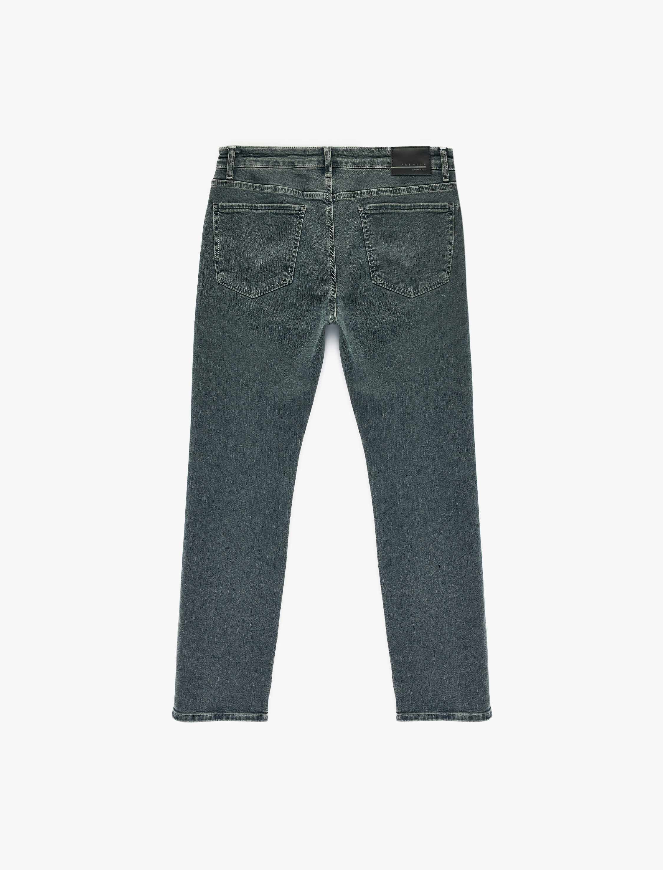   Normal Bel Düz Paça Pamuklu Straight Fit Jean Pantolon - Mark Jean