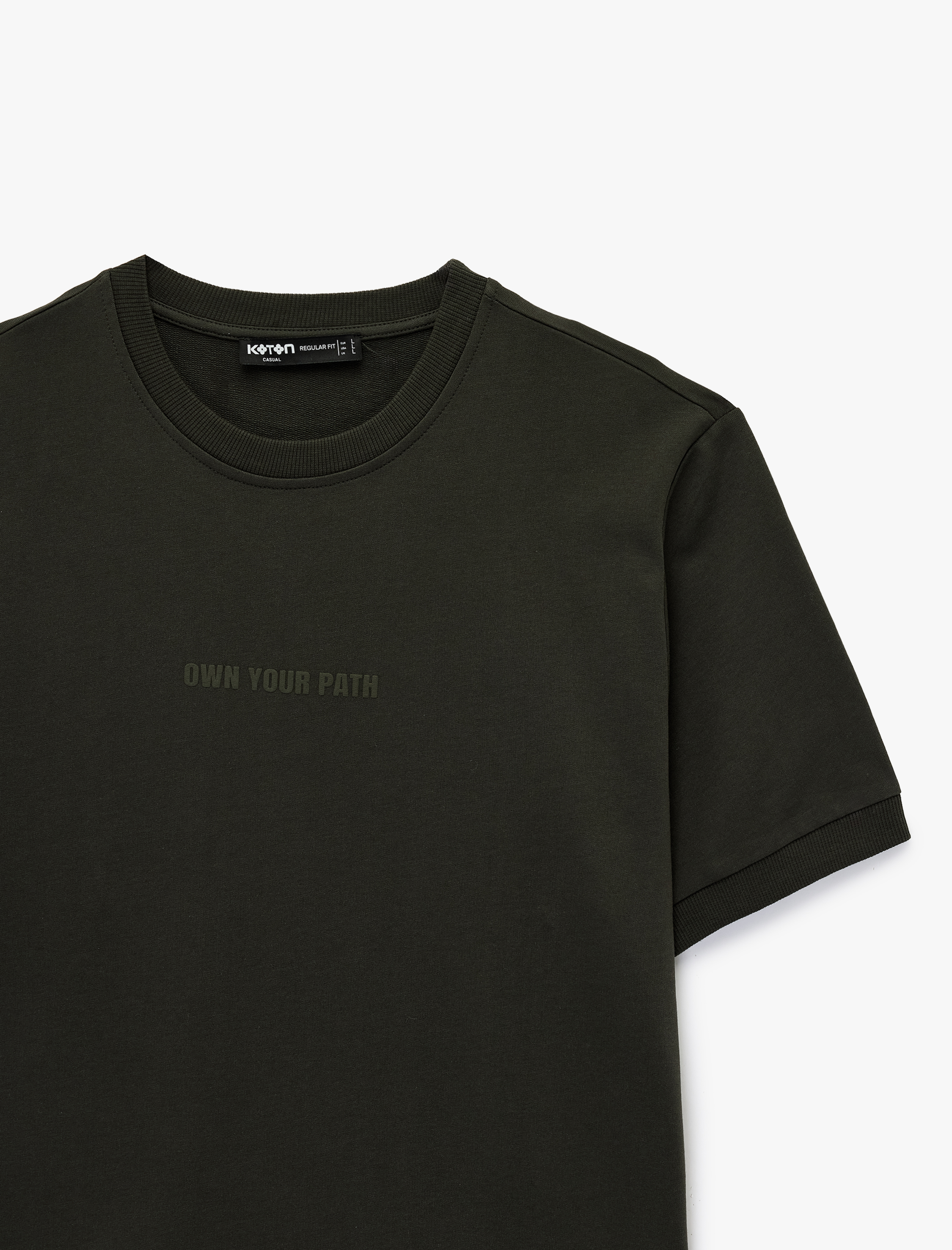   Pamuklu Regular Fit Bisiklet Yaka Kısa Kollu Baskılı Tişört