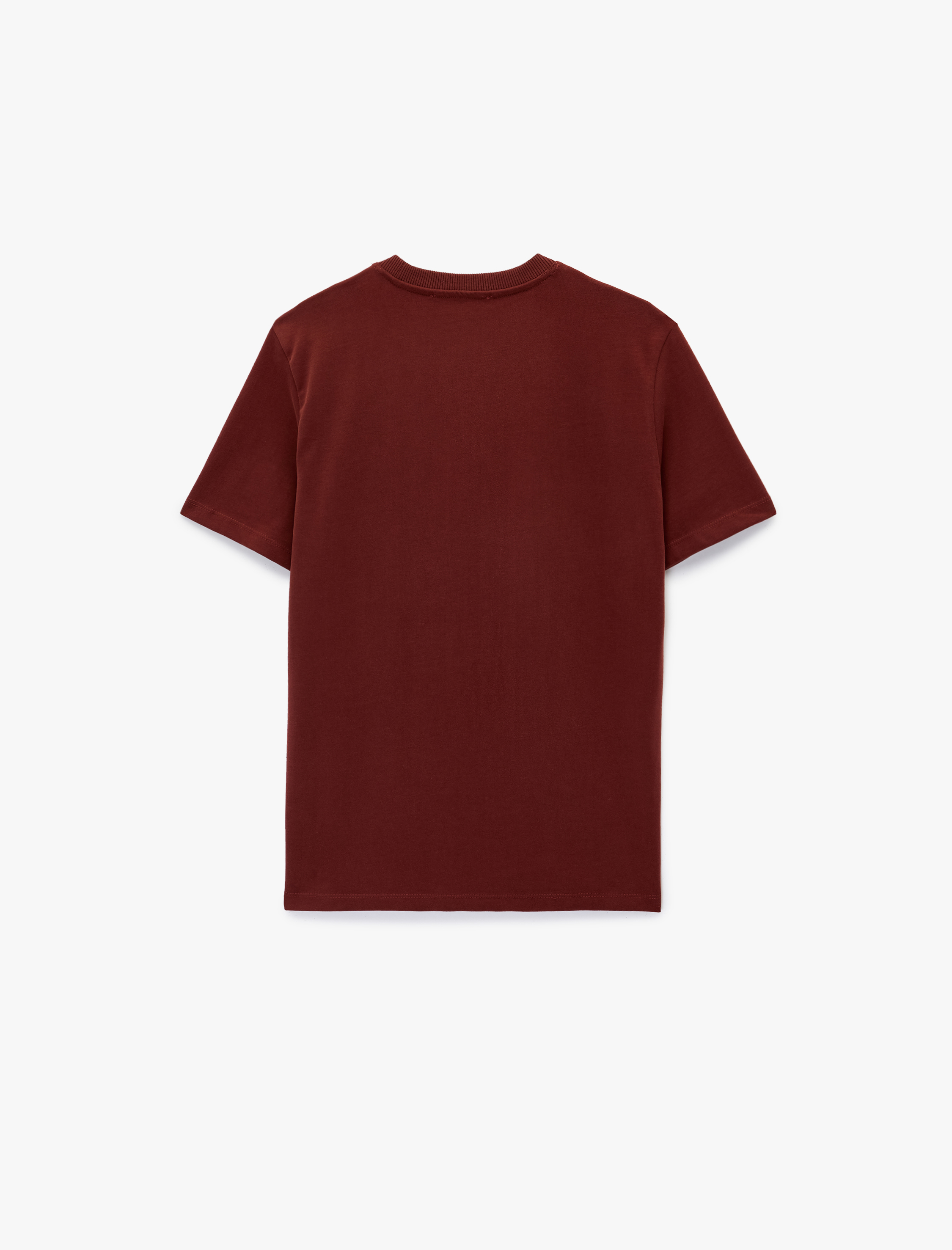   Pamuklu Regular Fit Kısa Kollu Basic Bisiklet Yaka Tişört