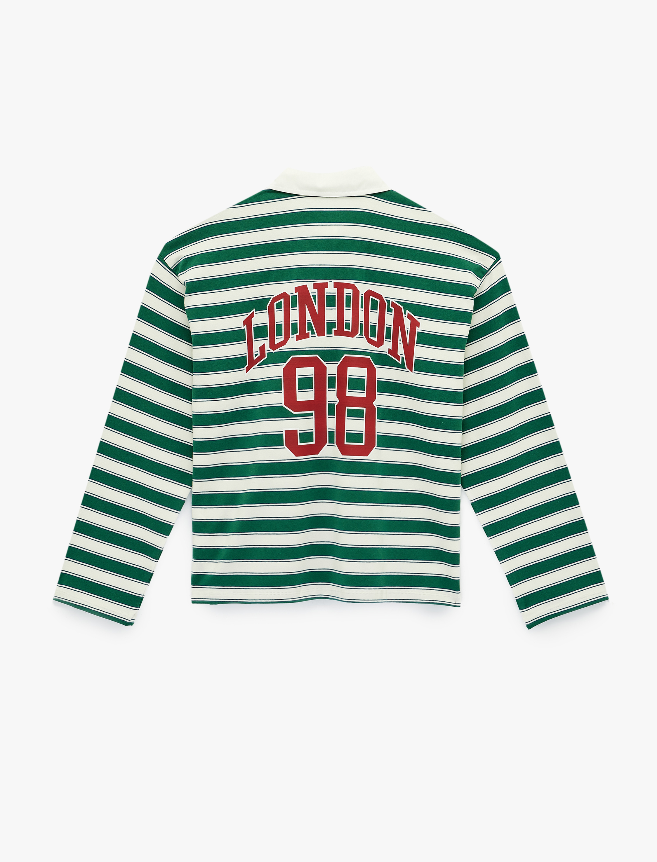   Rahat Kalıp Uzun Kollu Baskılı Polo Yaka Tişört