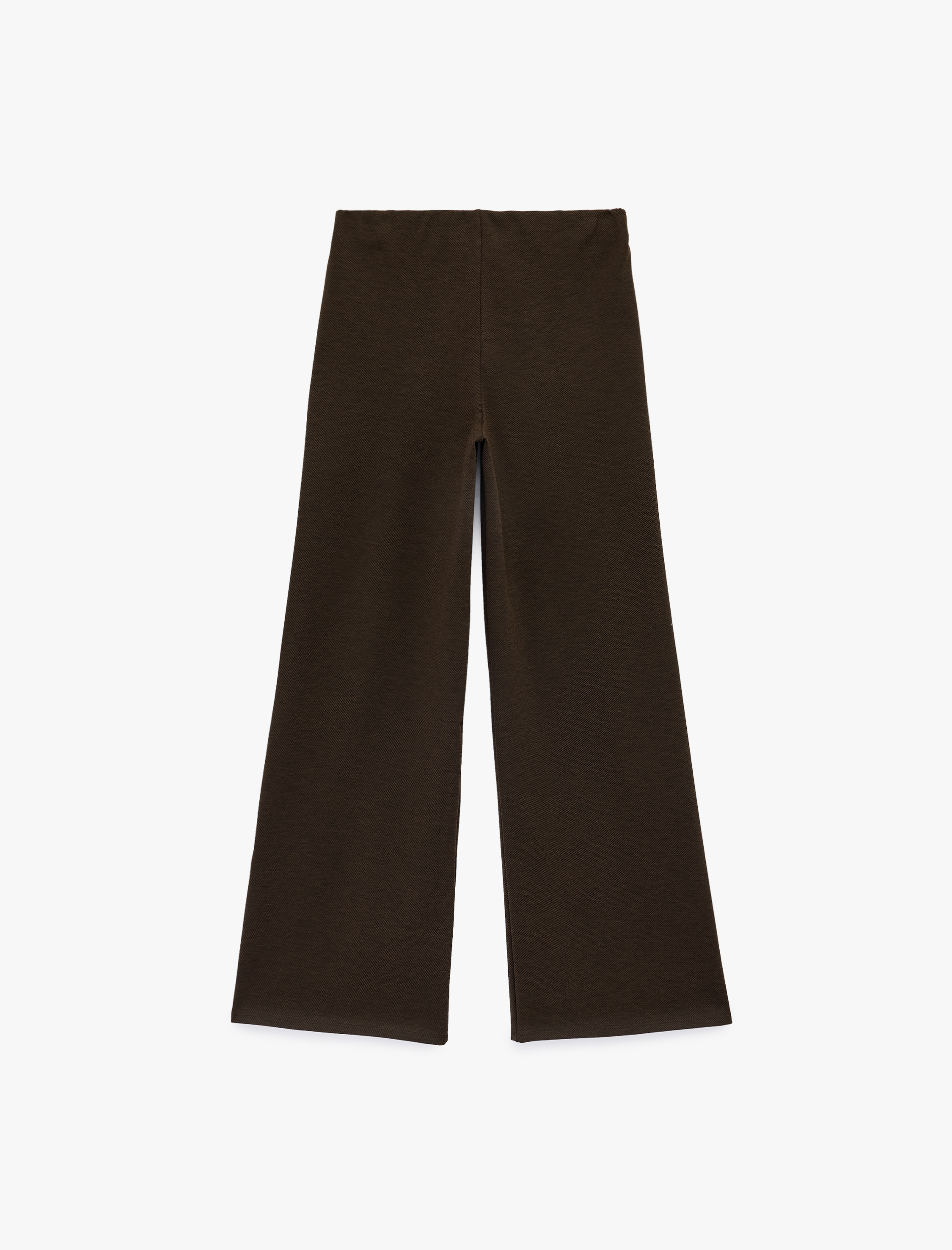   Regular Fit Düz Geniş Paça Pantolon