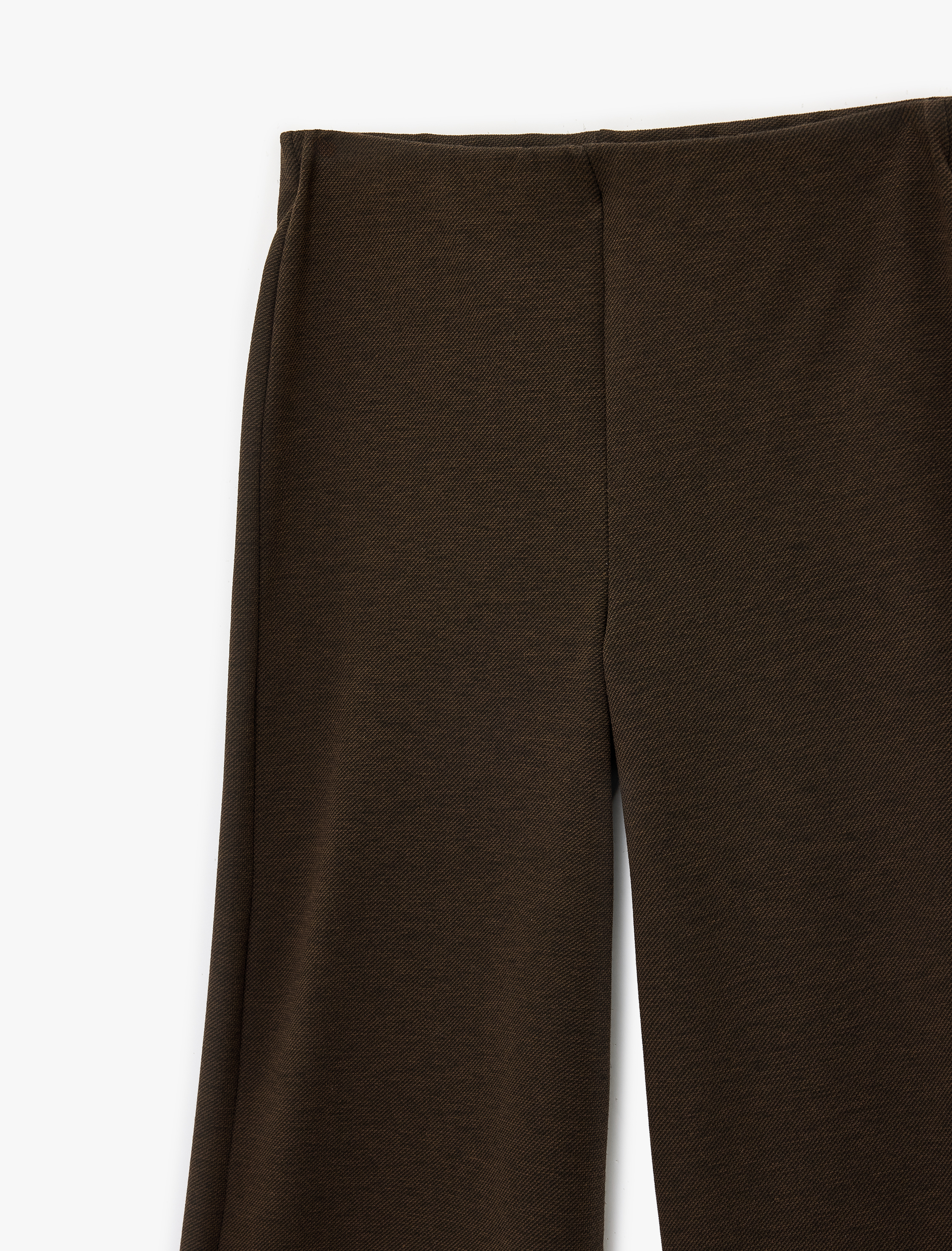   Regular Fit Düz Geniş Paça Pantolon