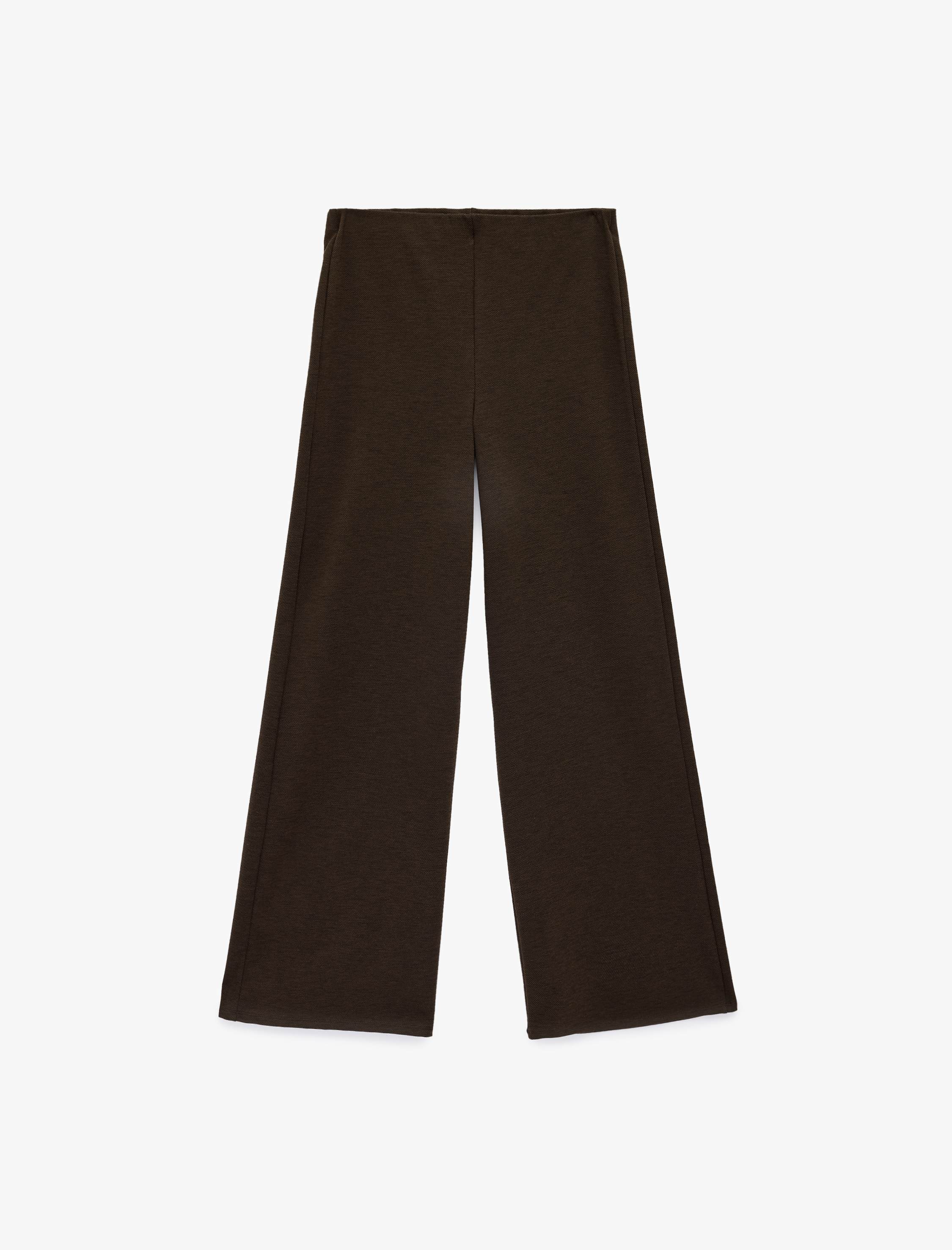   Regular Fit Düz Geniş Paça Pantolon