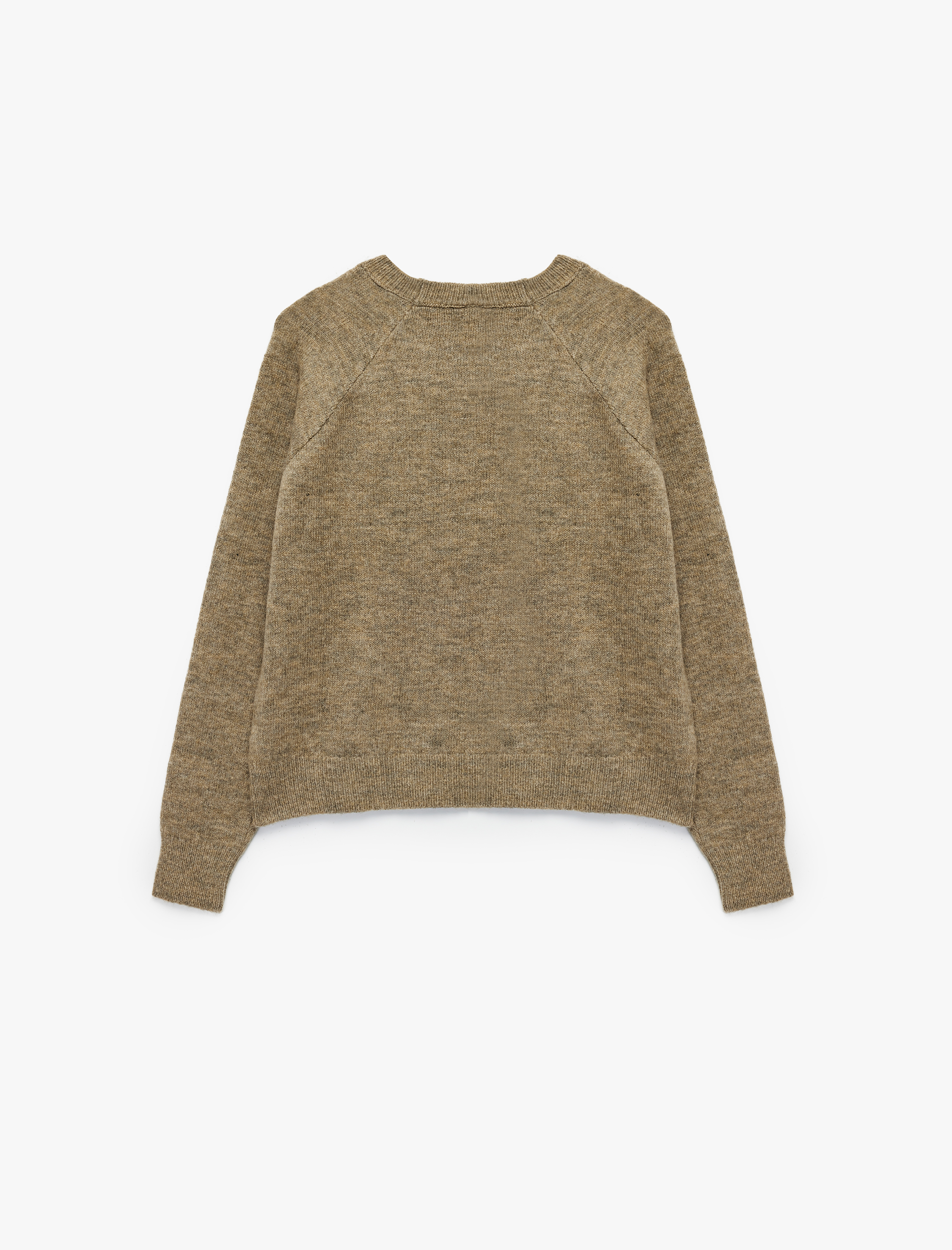   Uzun Kollu Bisiklet Yaka Basic Triko Kazak