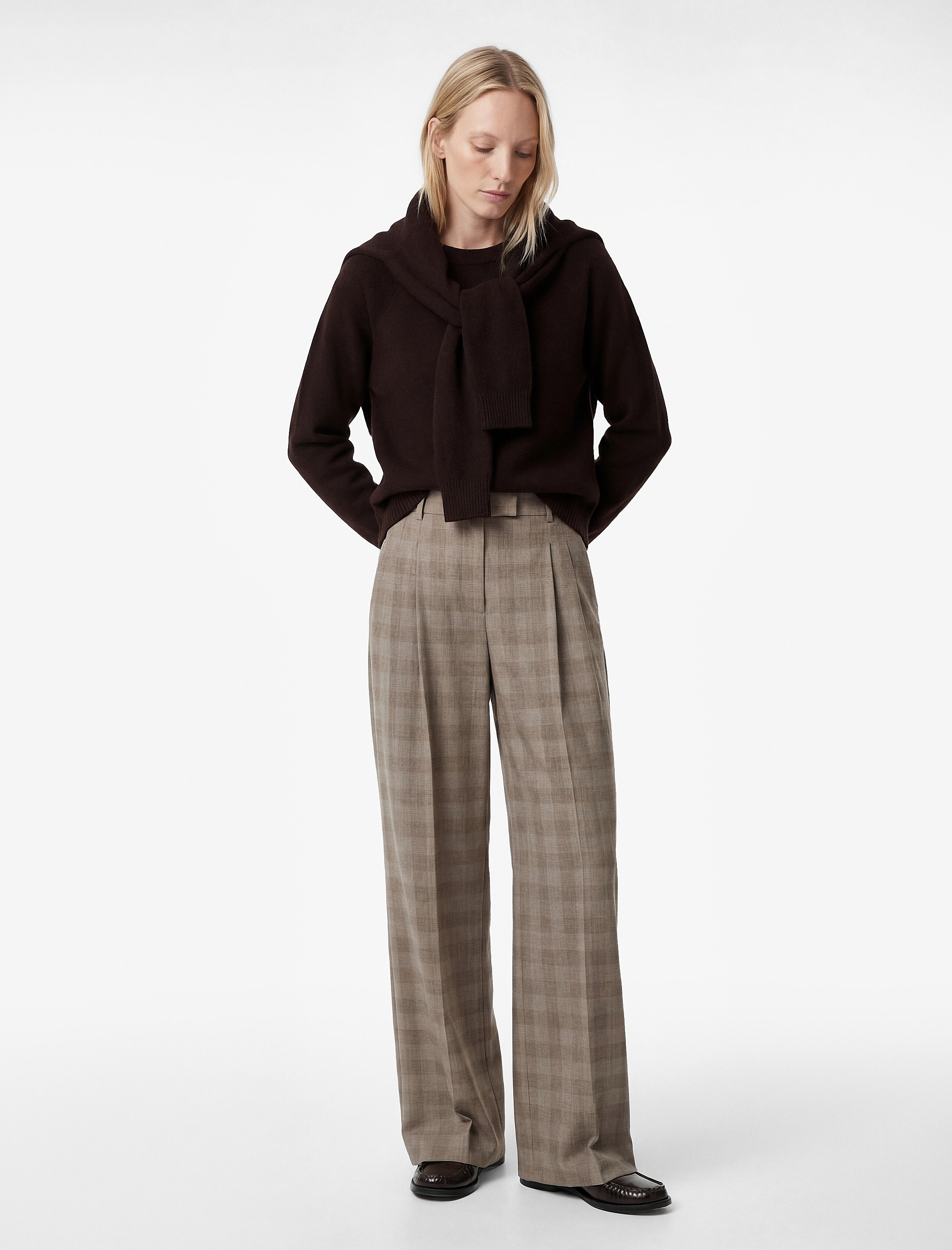   Uzun Kollu Bisiklet Yaka Basic Triko Kazak