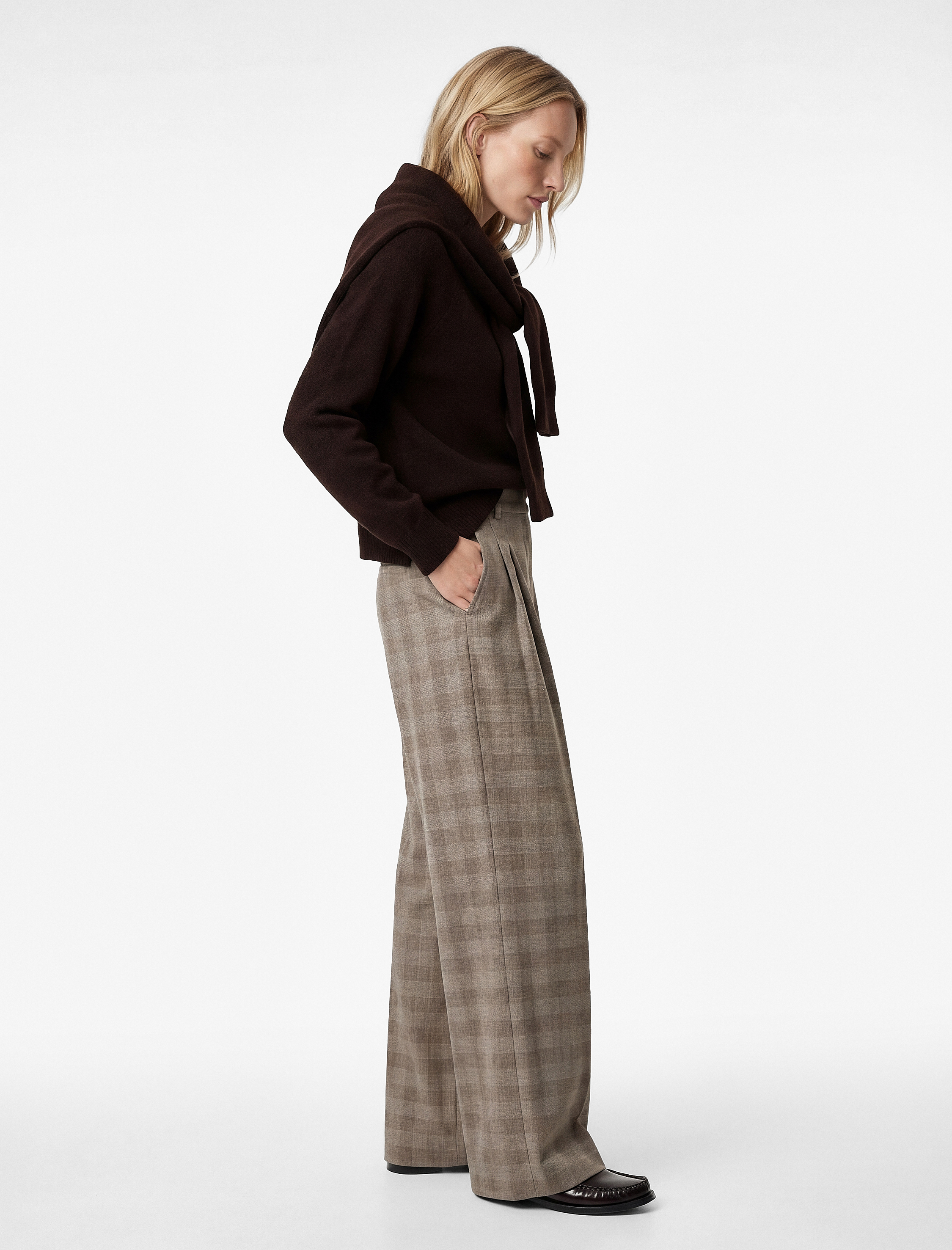   Uzun Kollu Bisiklet Yaka Basic Triko Kazak