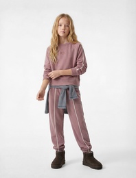 Nervür Detaylı Modal Karışımlı Basic Jogger Eşofman Altı