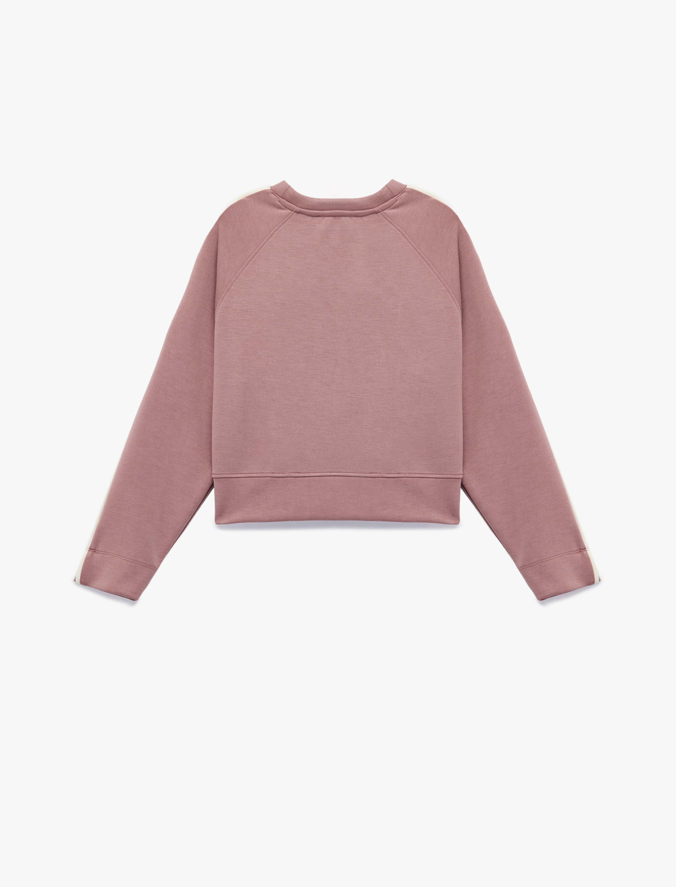  Kız Çocuk Modal Karışımlı Uzun Kollu Bisiklet Yaka Sweatshirt
