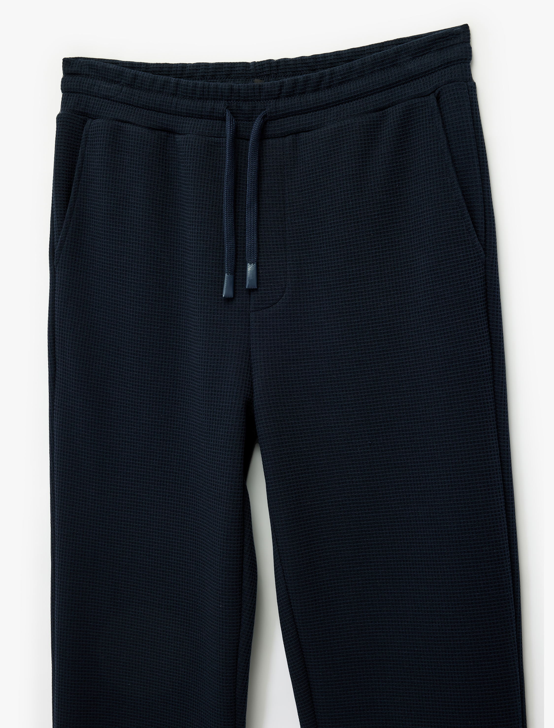   Cepli Beli Bağcıklı Düz Paça Eşofman Altı