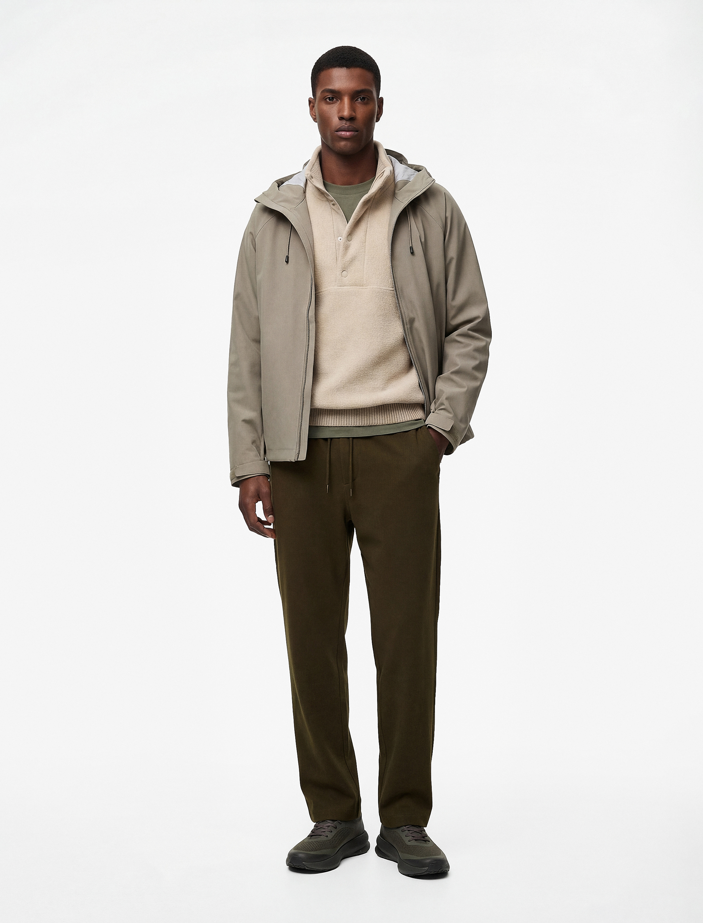   Regular Fit Cepli Beli Bağcıklı Eşofman Altı