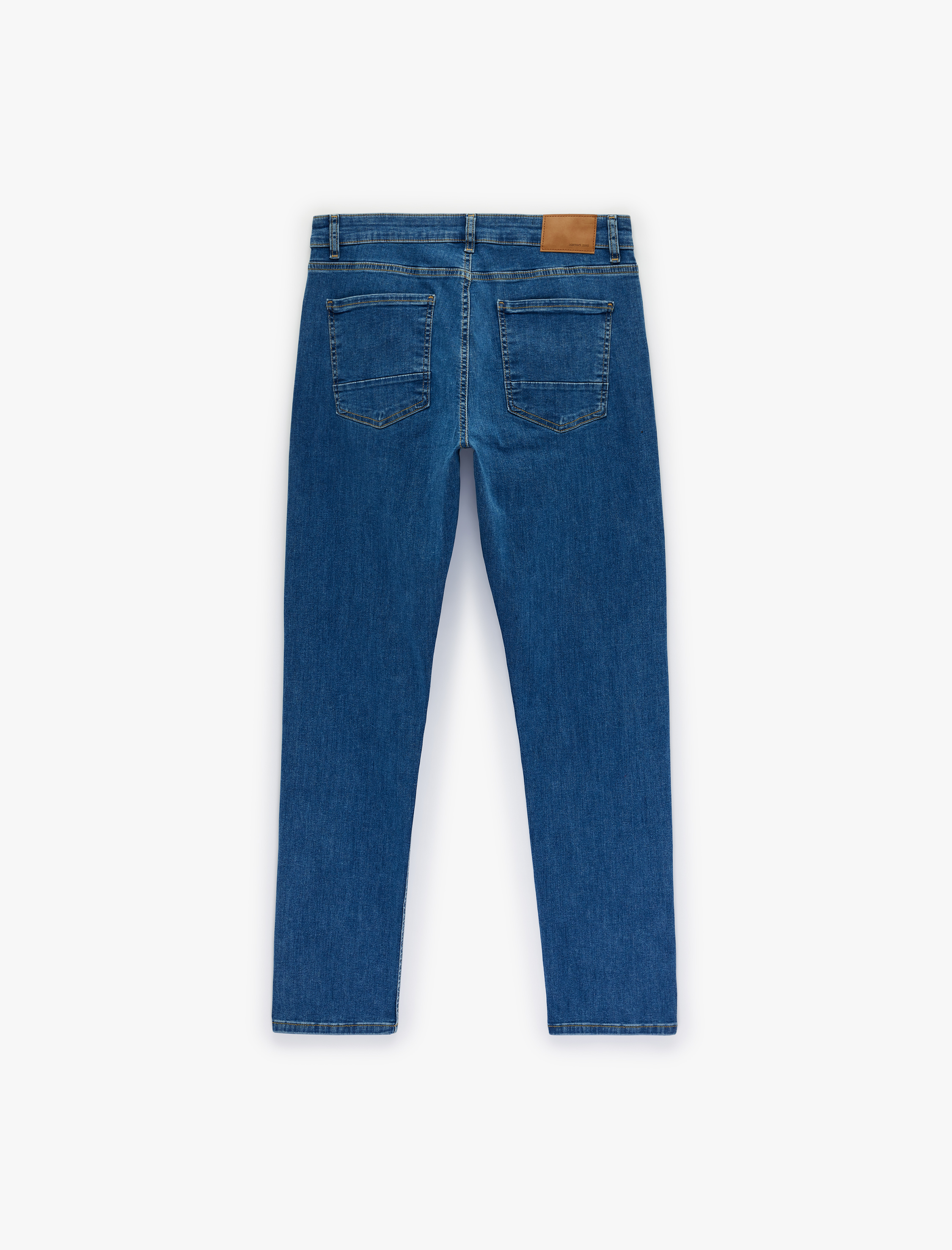   Pamuklu Cepli Normal Bel Slim Fit Jean Pantolon - Brad Jean