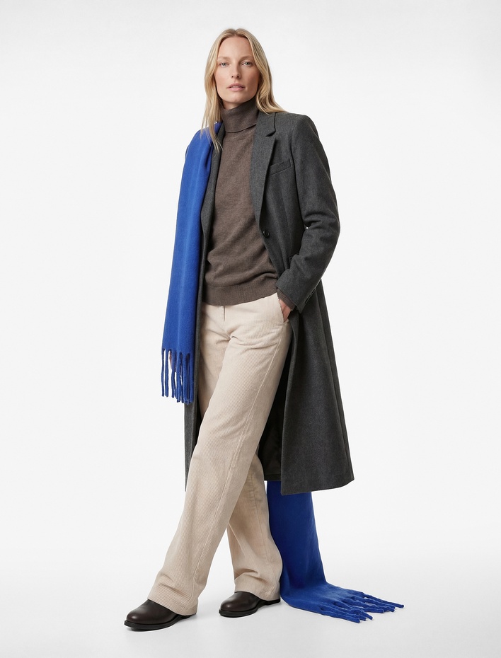  Kemerli Kaban Ekstra Uzun Cepli Uzun Kollu Kruvaze