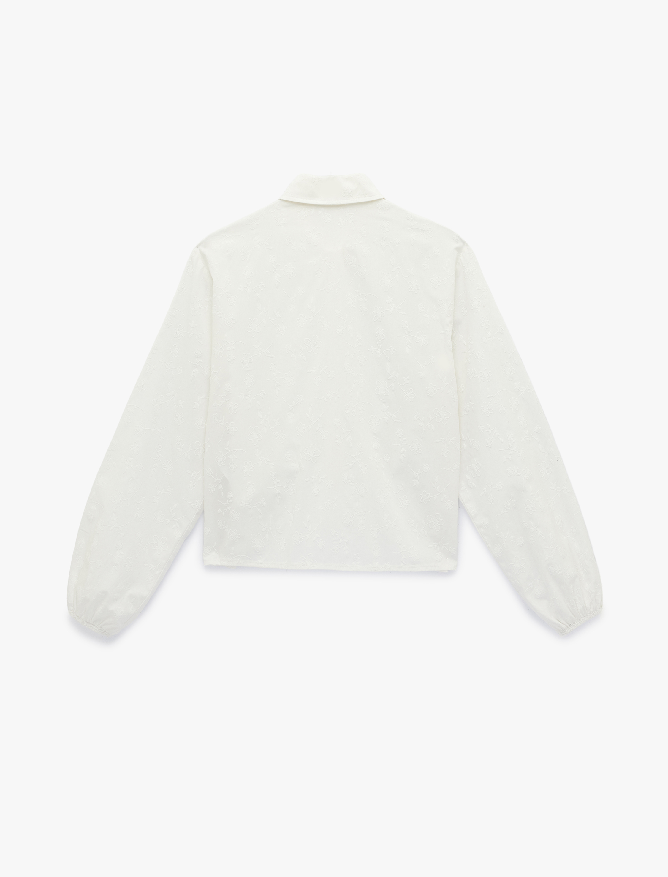   Pamuklu Düğmeli Uzun Kollu Klasik Yaka Gömlek