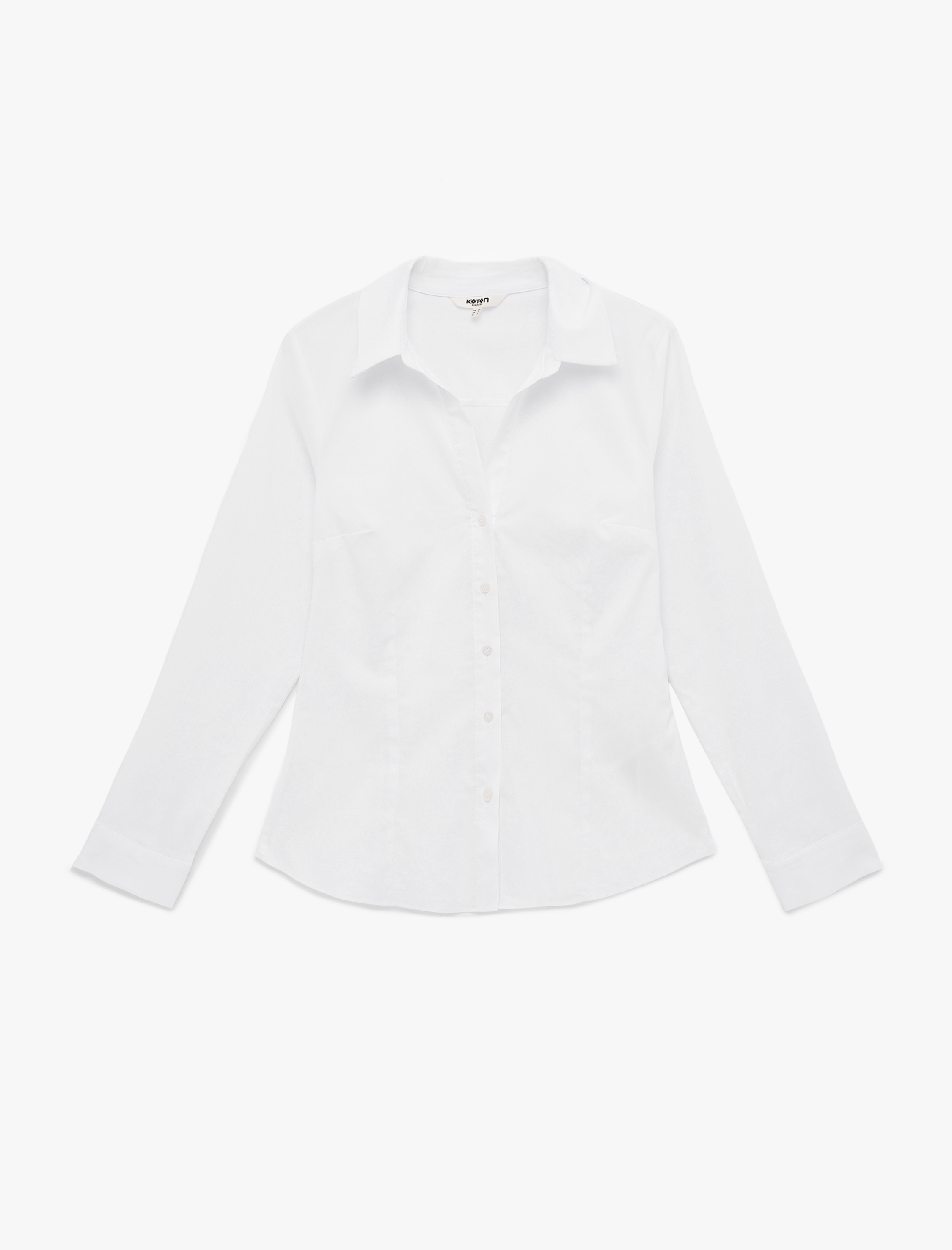   Regular Fit Uzun Kollu Düğmeli Klasik Yaka Gömlek