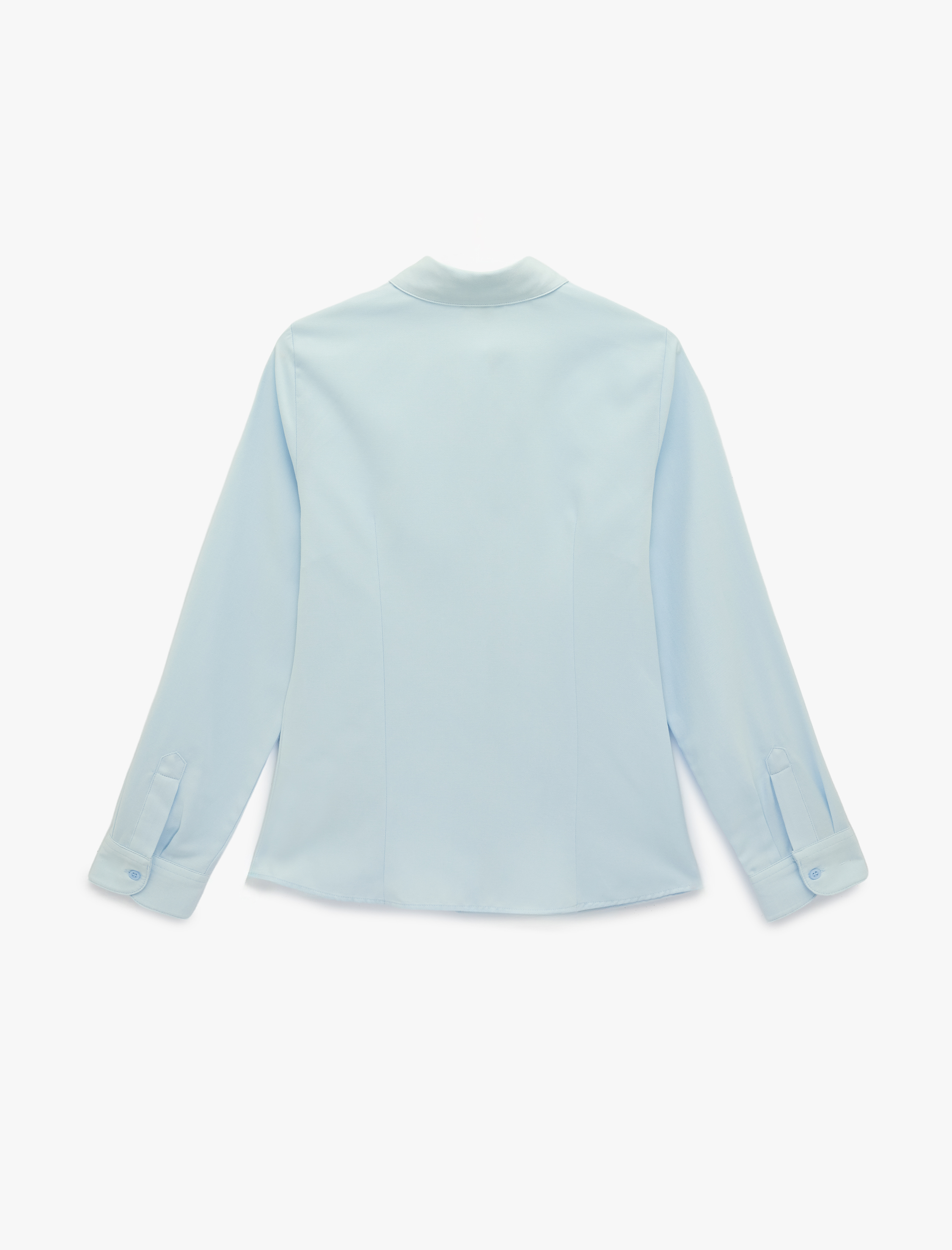   Düğmeli Uzun Kollu Klasik Yaka Gömlek