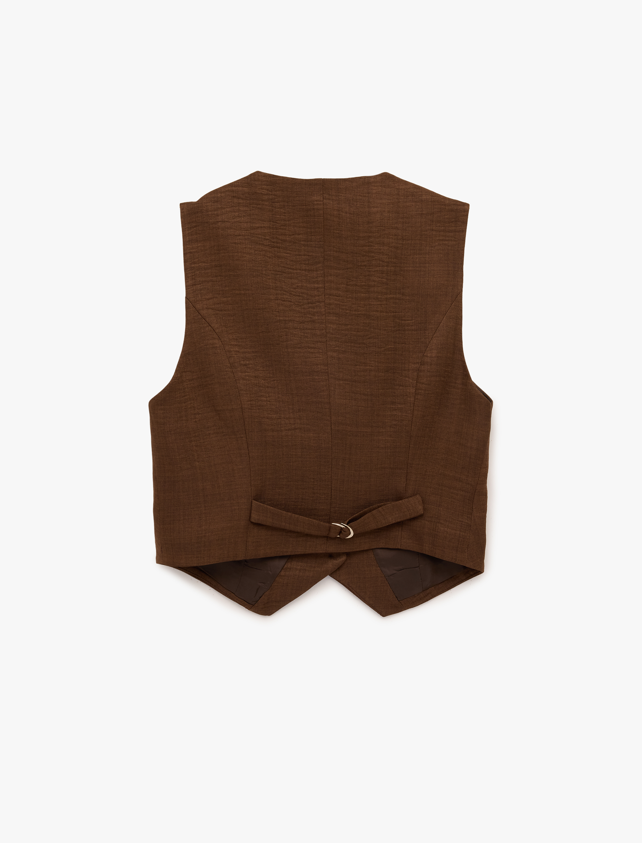   Regular Fit Cepli V Yaka Blazer Yelek