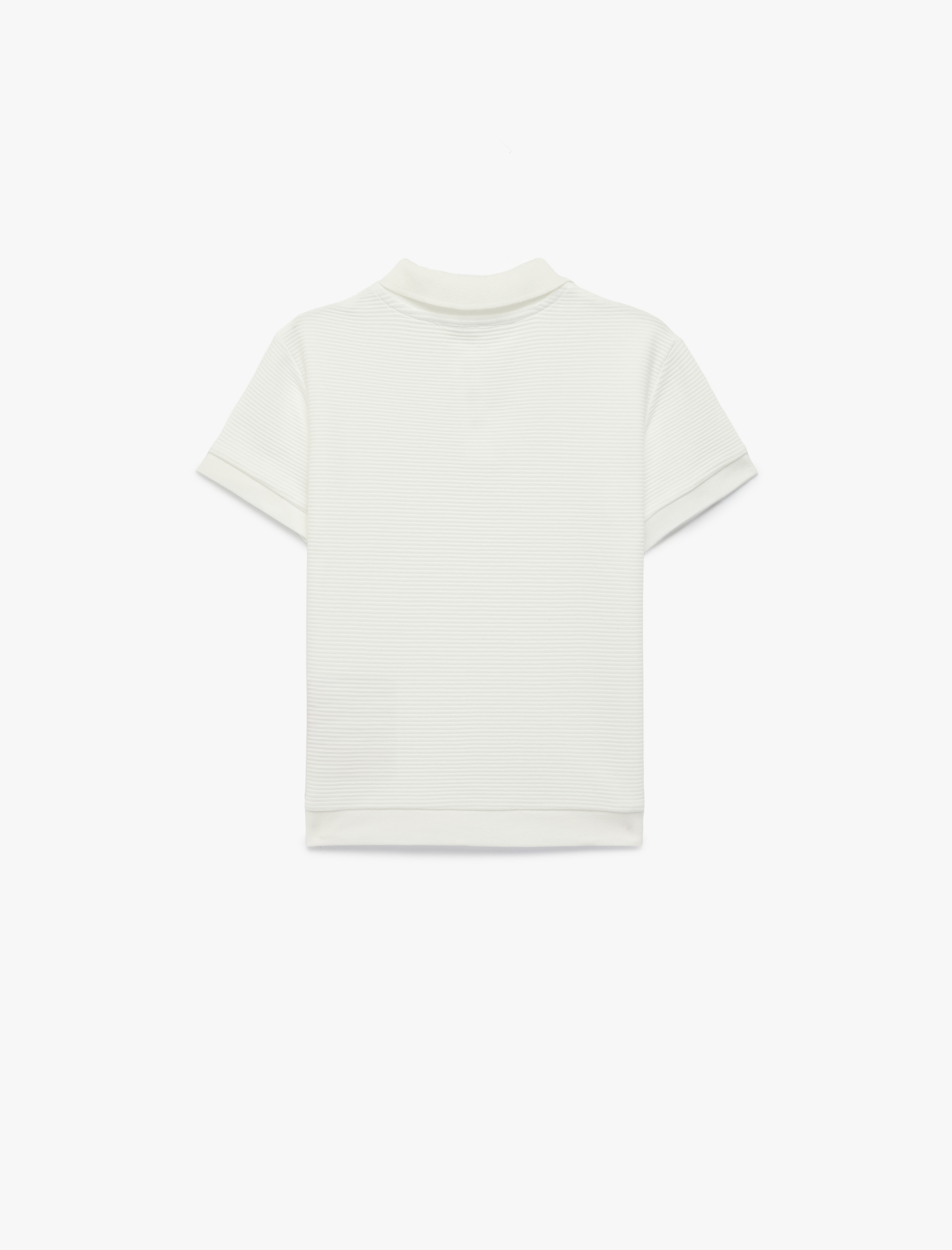  Erkek Çocuk Pamuklu Kısa Kollu Polo Yaka Basic Tişört