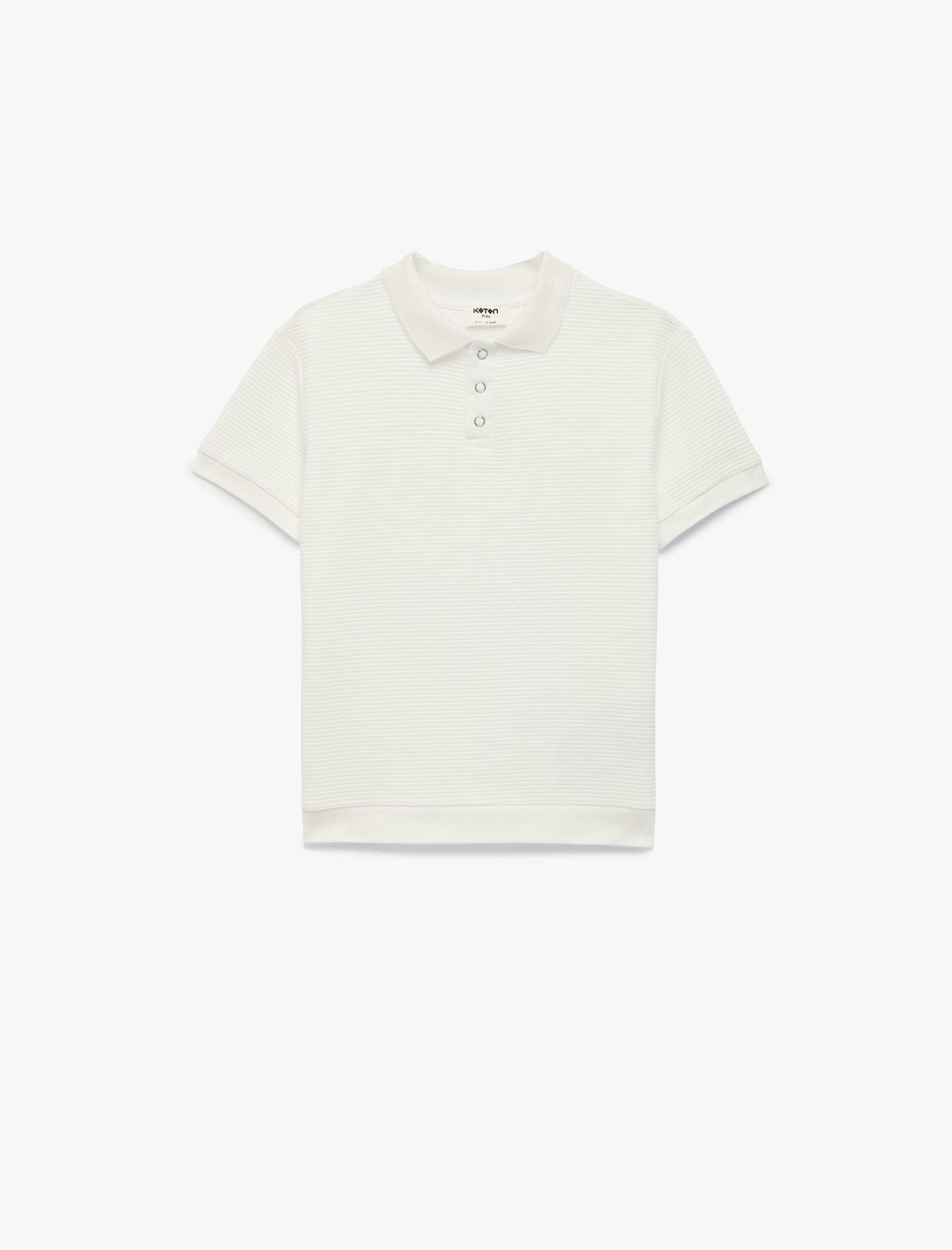  Erkek Çocuk Pamuklu Kısa Kollu Polo Yaka Basic Tişört