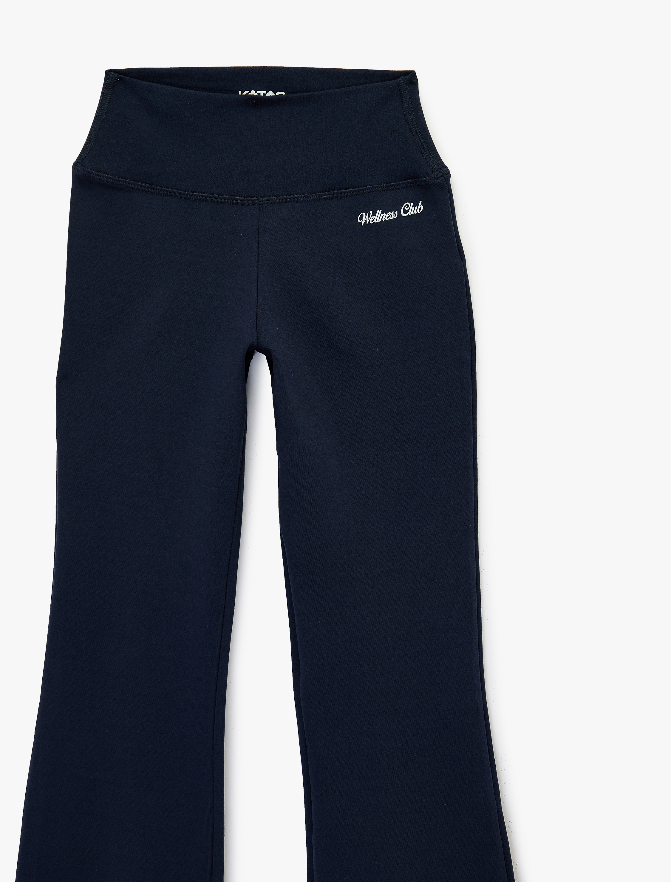   Yüksek Bel Baskılı İspanyol Paça Spor Tayt