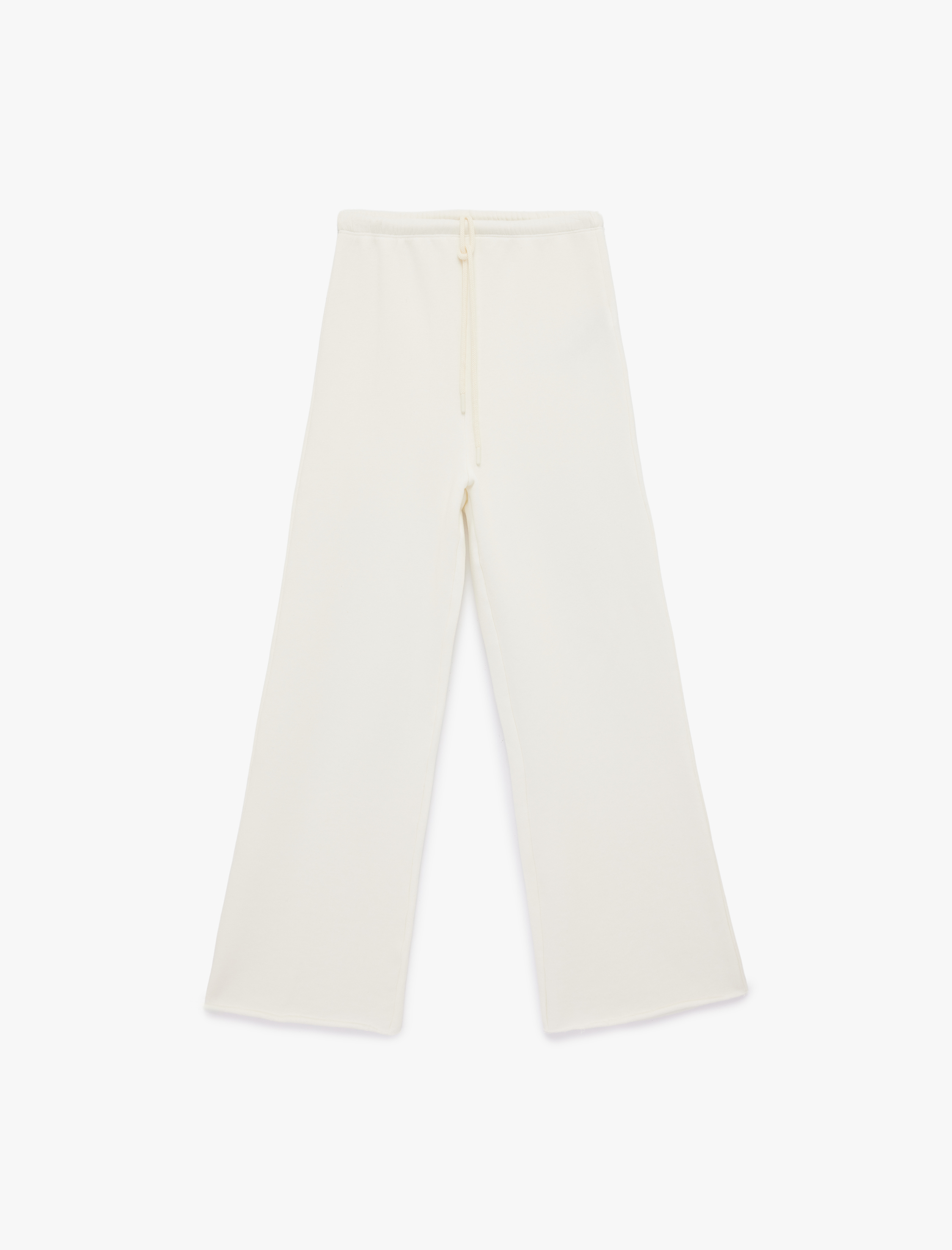   Modal Karışımlı Yüksek Bel Geniş Paça Beli Bağcıklı Eşofman Altı