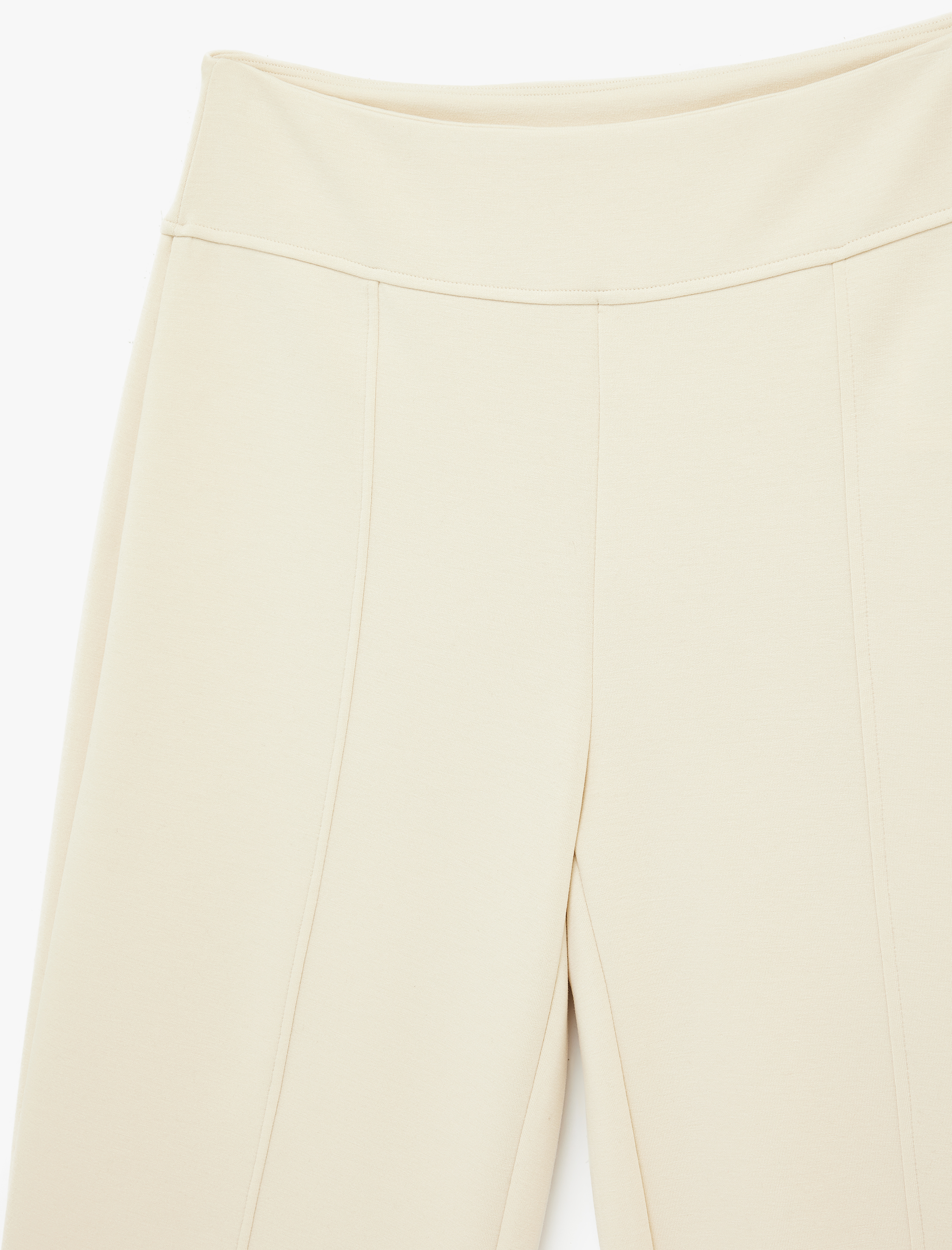   Modal Kumaş Geniş Paça Nervürlü Pantolon