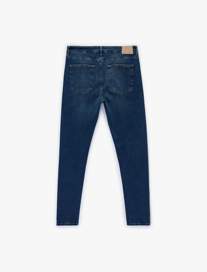  Pamuklu Normal Bel Skinny Fit Jean Pantolon - Michael Jean
