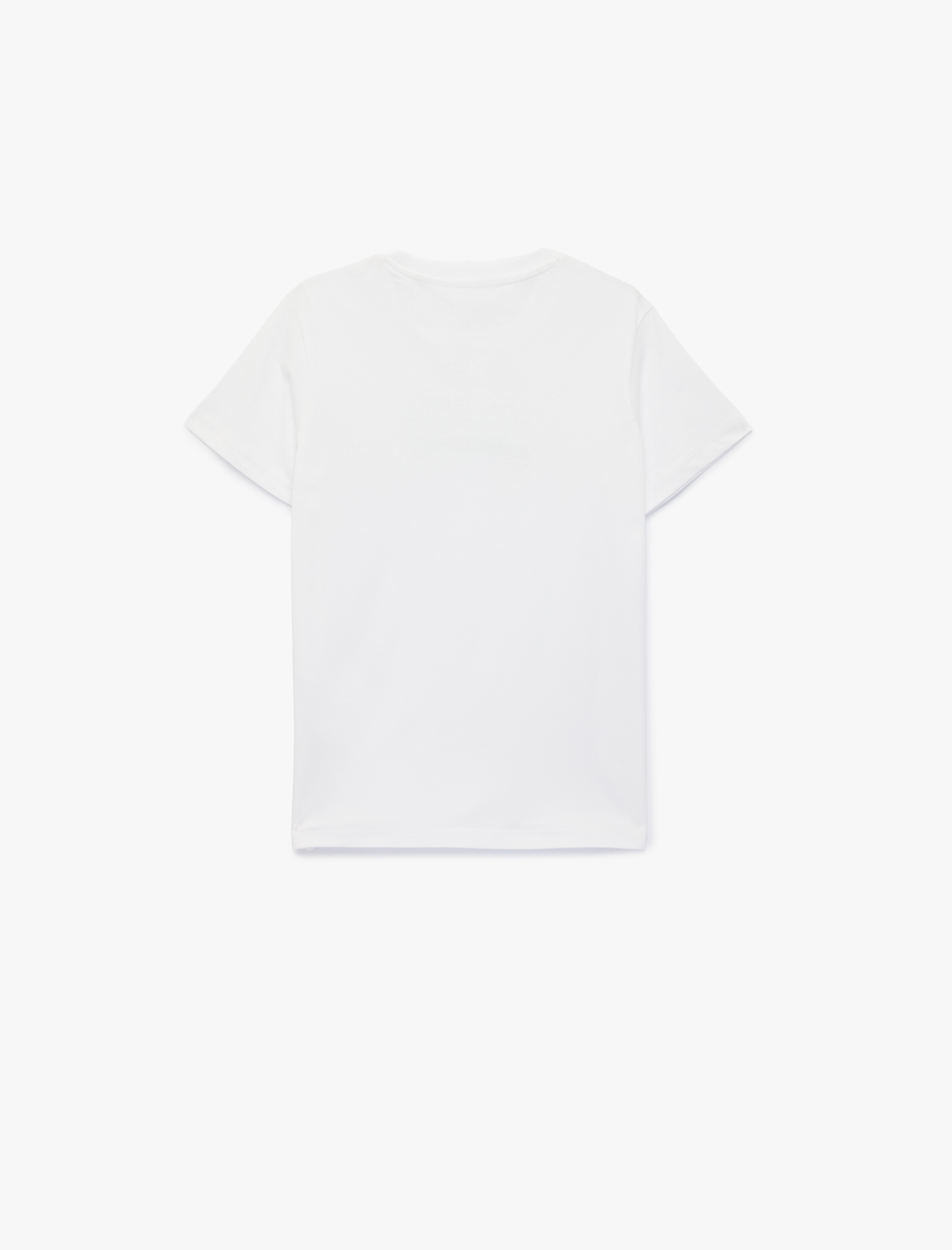  Erkek Çocuk Bisiklet Yaka Kısa Kollu Pamuklu Baskılı Tişört