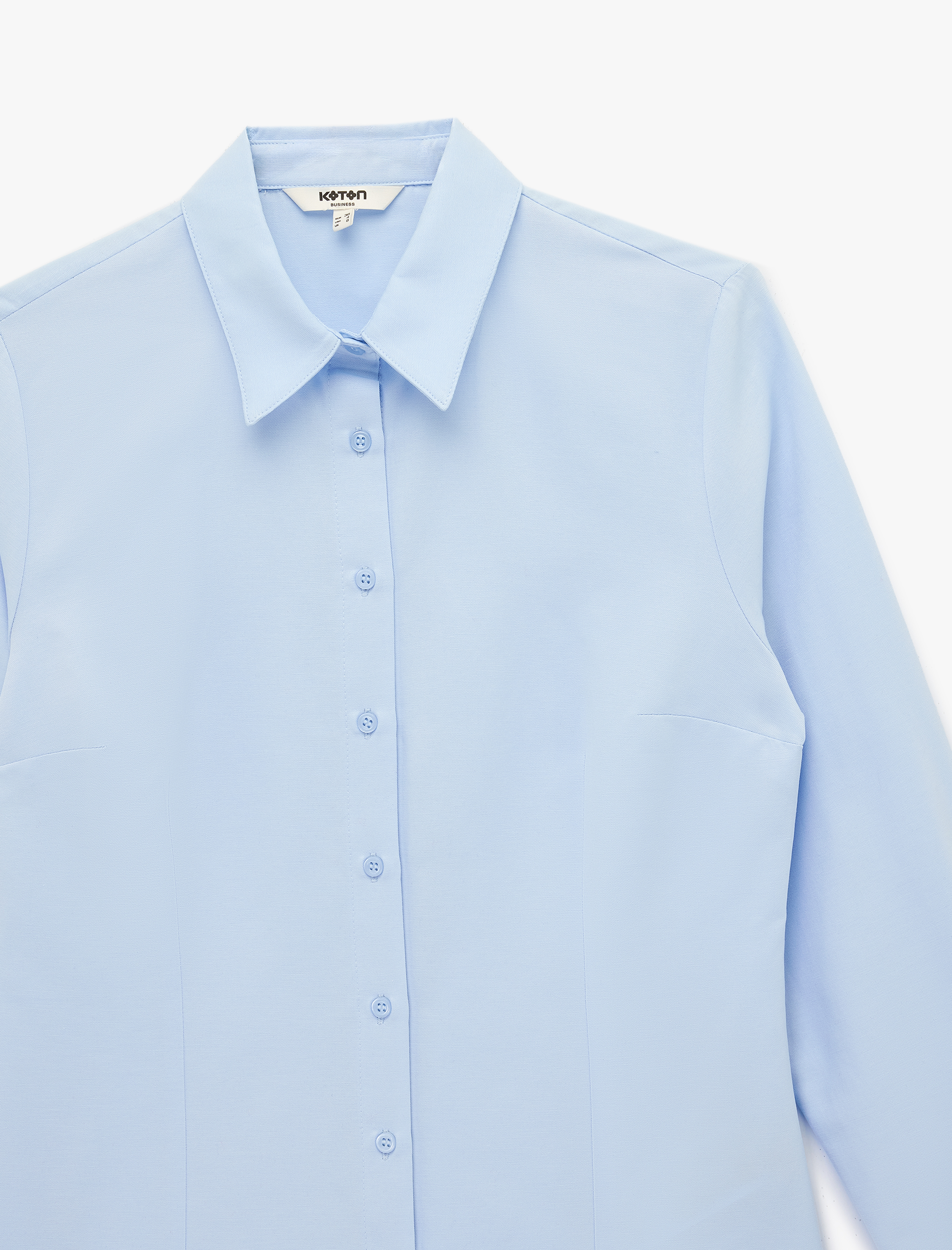   Regular Fit Uzun Kollu Düğmeli Klasik Yaka Gömlek