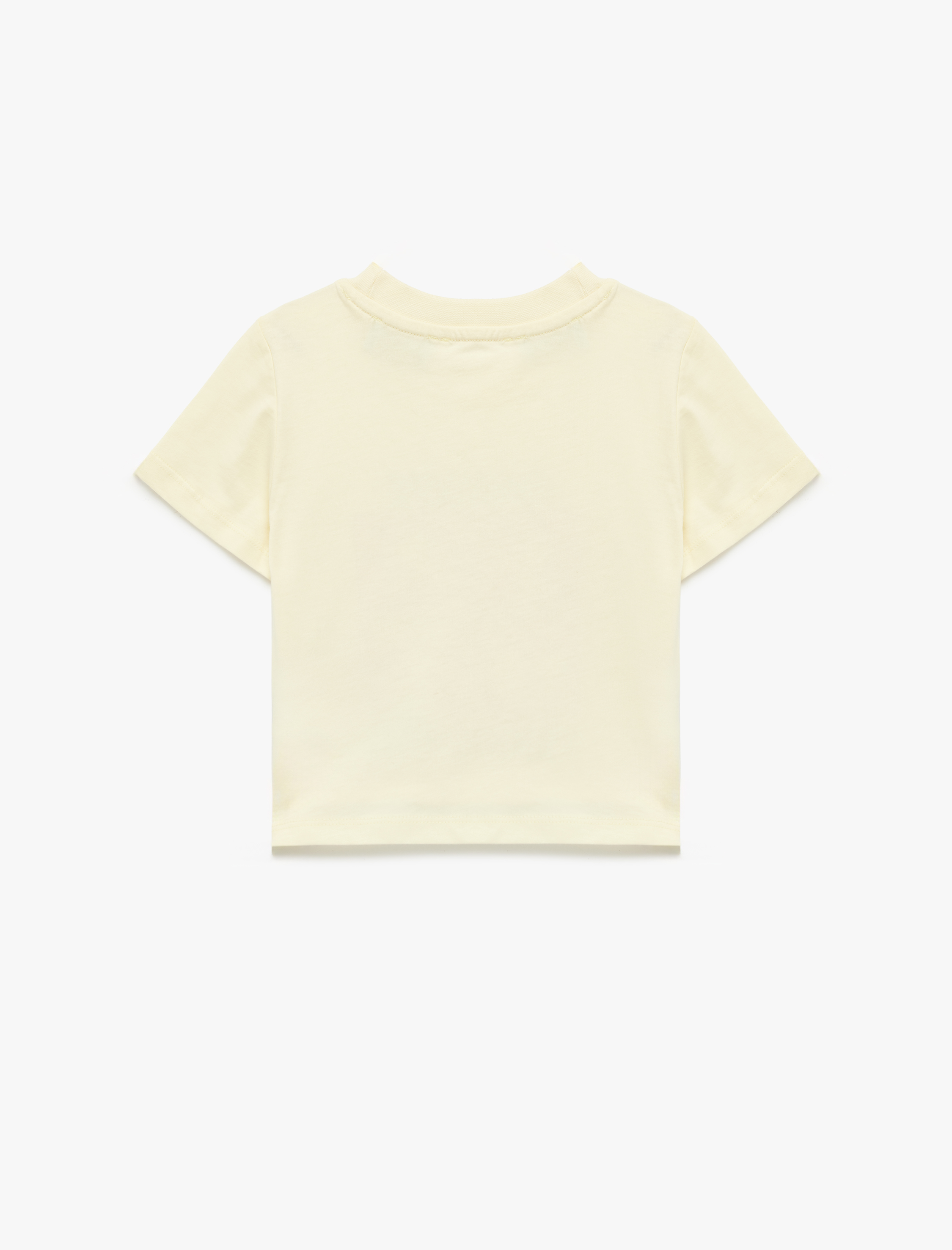  Kız Çocuk Snoopy Baskılı Kısa Kollu Bisiklet Yaka Pamuklu Lisanslı Tişört