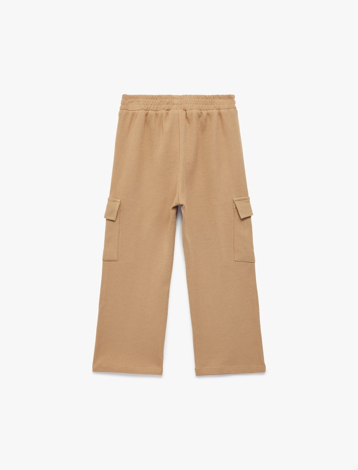 Erkek Bebek Pamuklu Cep Detaylı Kargo Cepli Eşofman Altı