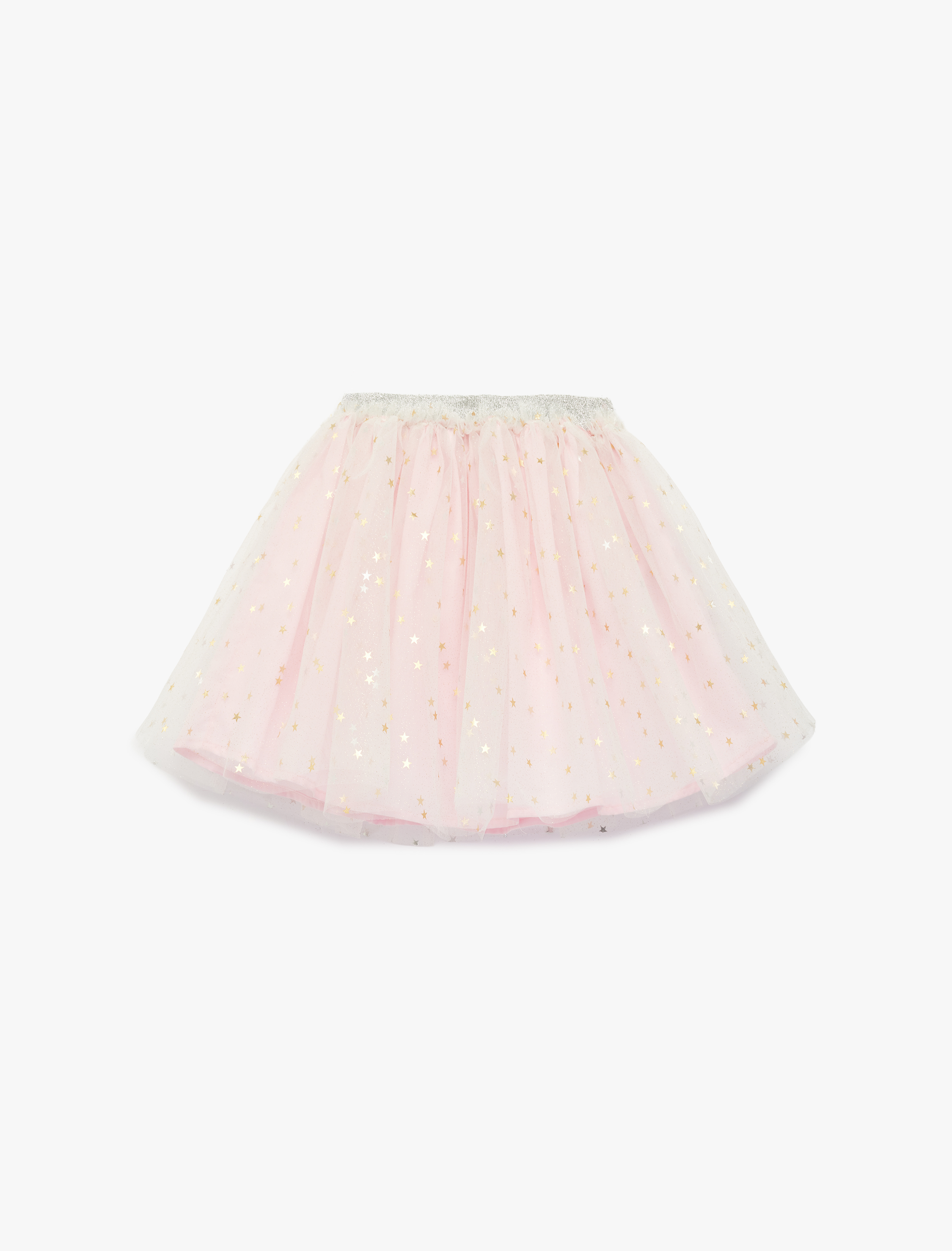 Kız Bebek Parlak Yıldız Desenli Beli Lastikli Tütü Etek