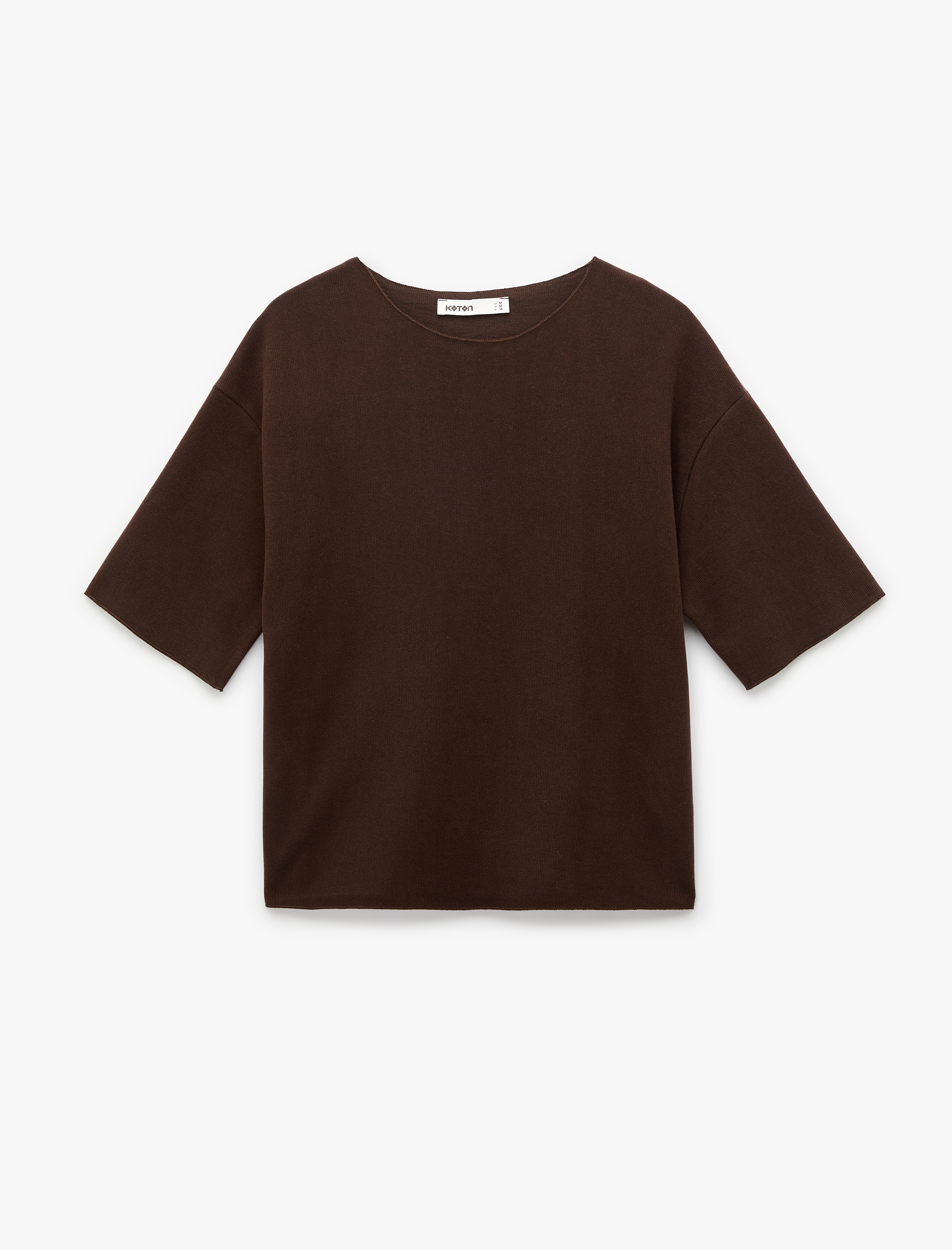   Regular Fit Kısa Kollu Bisiklet Yaka Basic Tişört