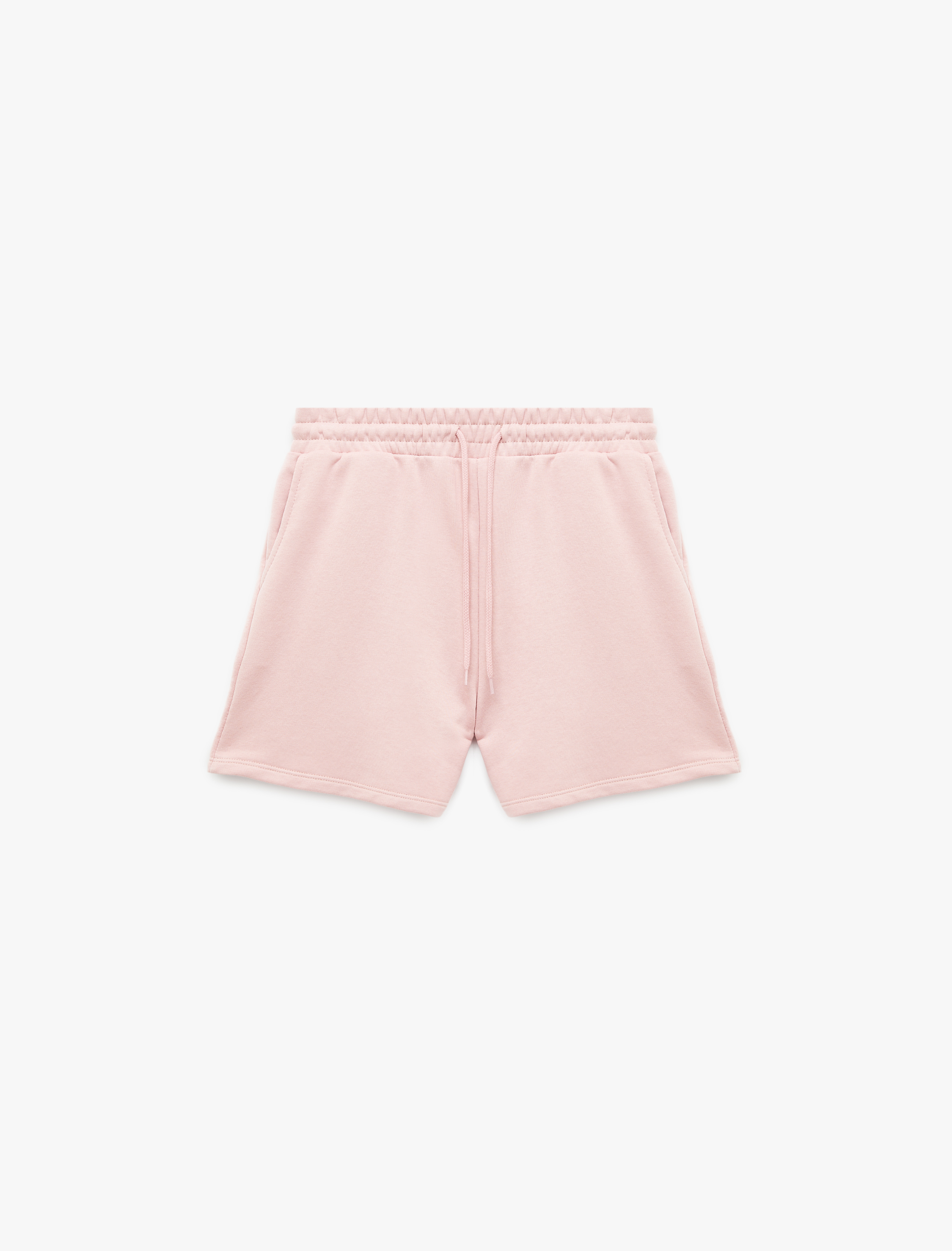   Cepli Beli Bağcıklı Pamuklu Slim Fit Mini Şort