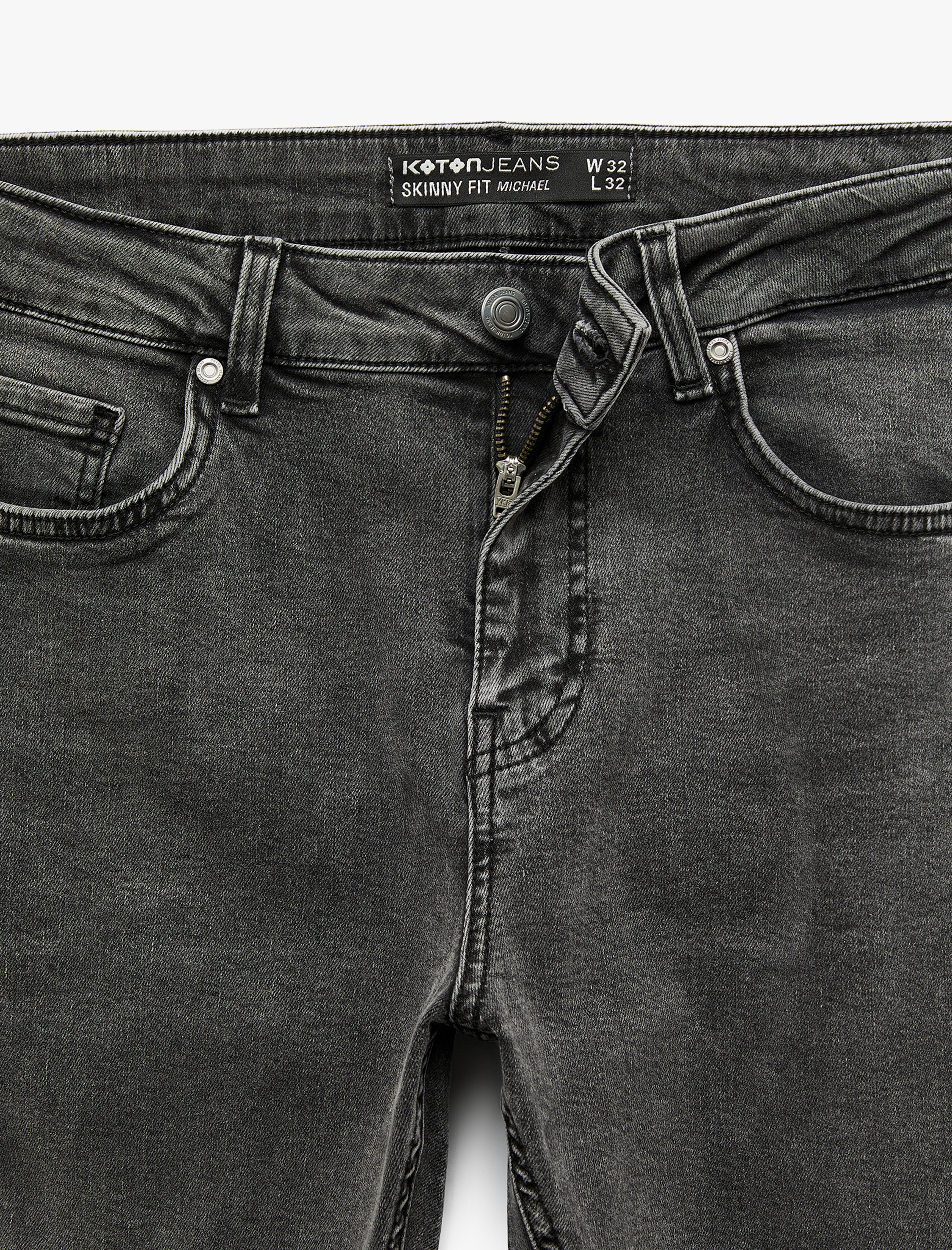   Normal Bel Pamuklu Skinny Fit Jean Pantolon - Michael Jean