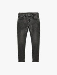 Normal Bel Pamuklu Skinny Fit Jean Pantolon - Michael Jean