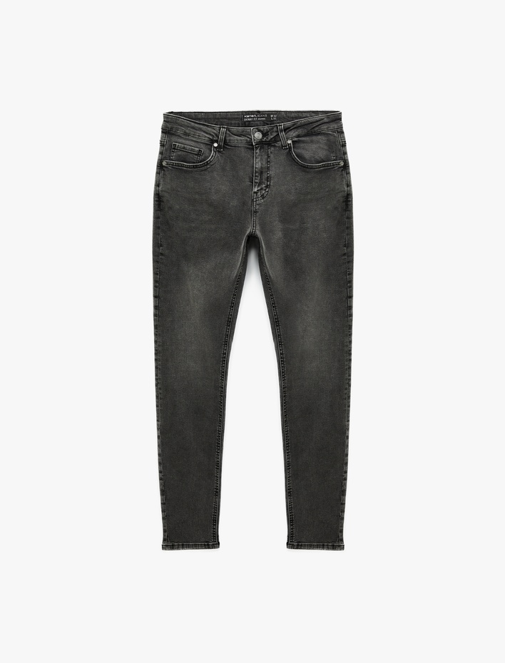  Normal Bel Pamuklu Skinny Fit Jean Pantolon - Michael Jean