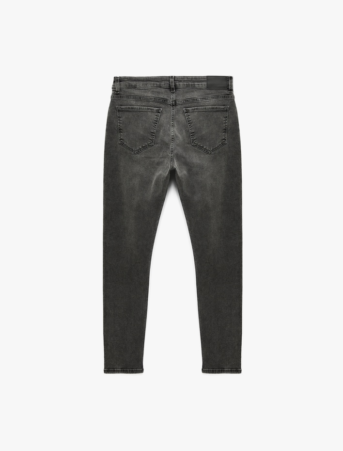  Normal Bel Pamuklu Skinny Fit Jean Pantolon - Michael Jean