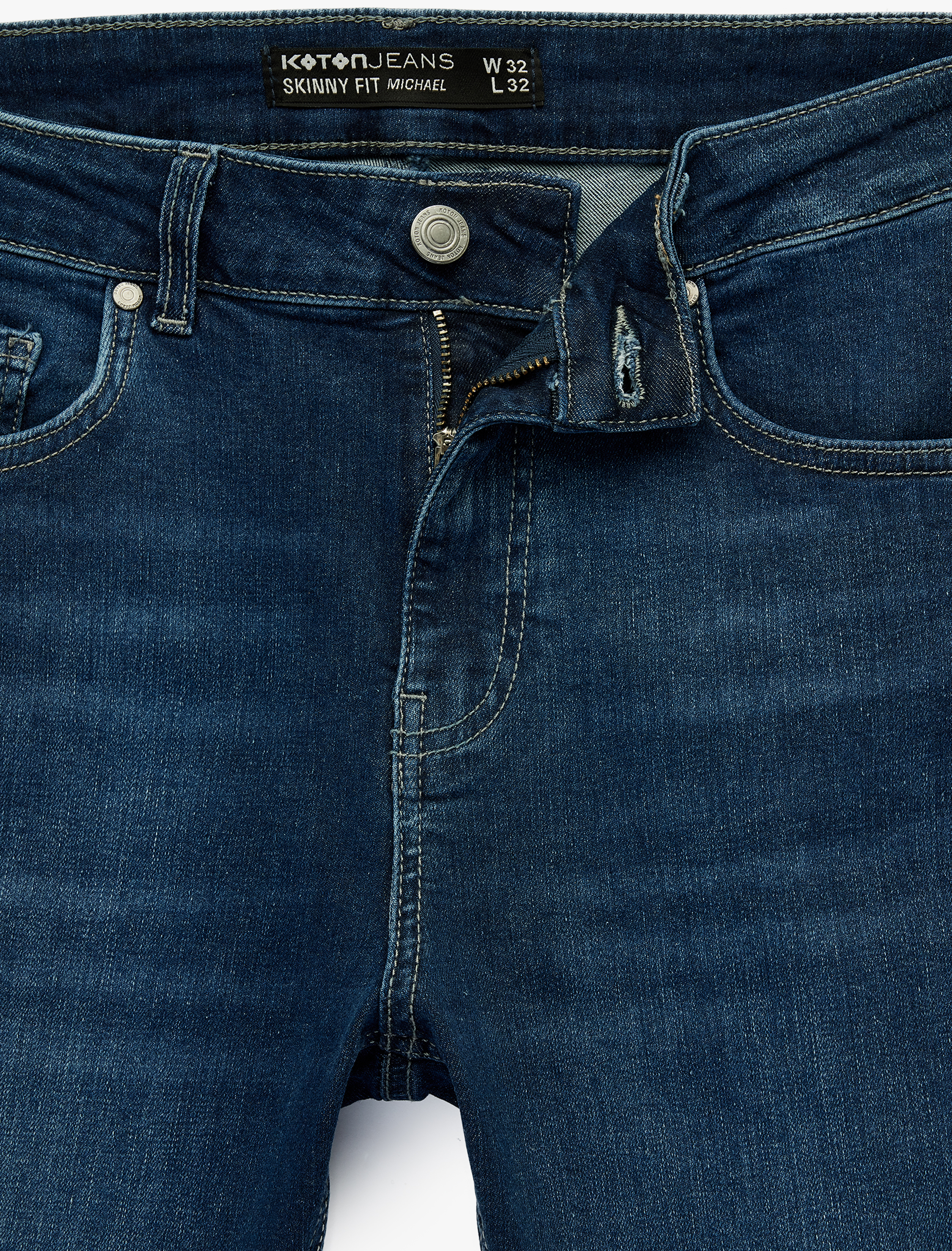   Normal Bel Pamuklu Skinny Fit Jean Pantolon - Michael Jean