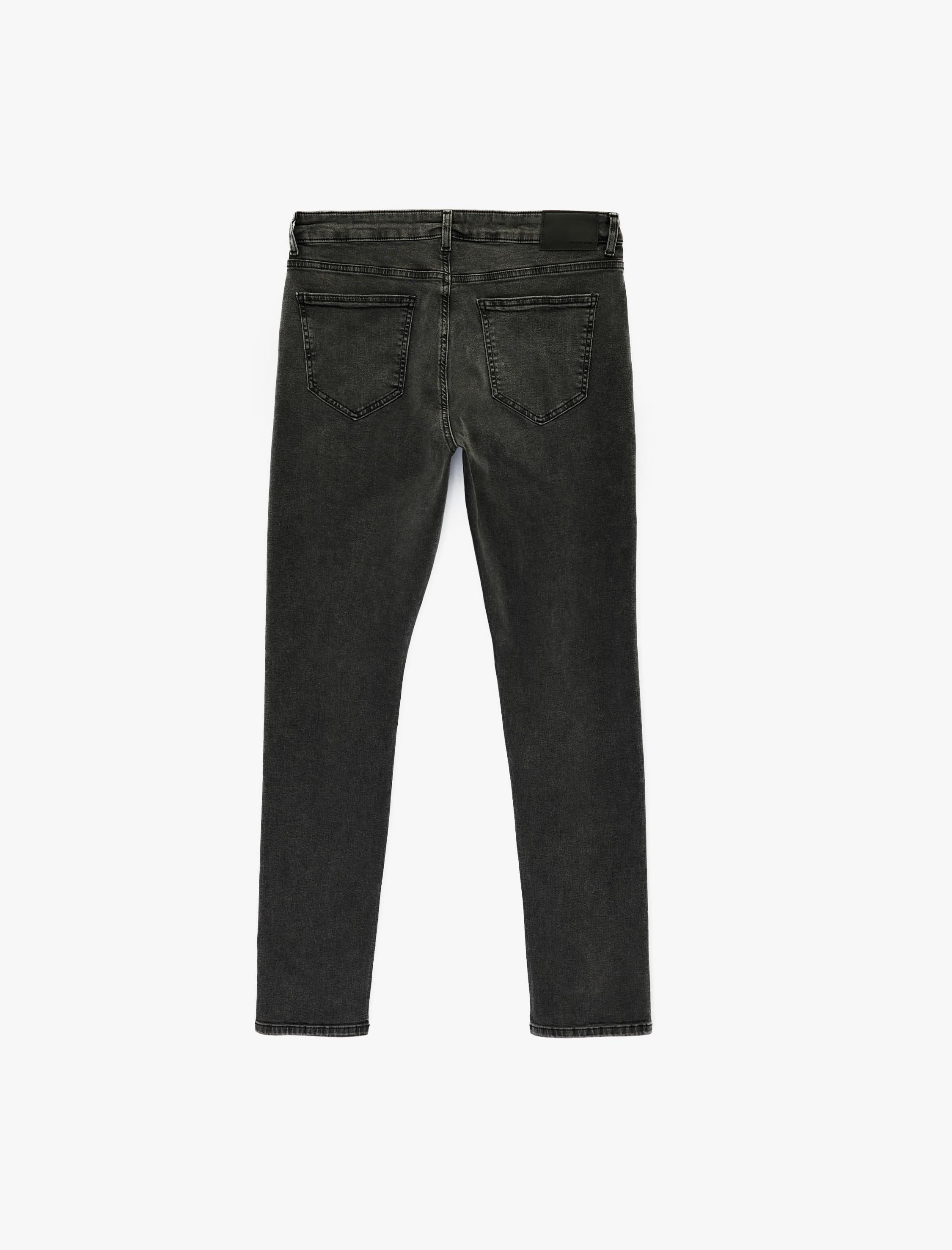   Düğmeli Cep Detaylı Normal Bel Slim Fit Jean Pantolon - Brad Jean